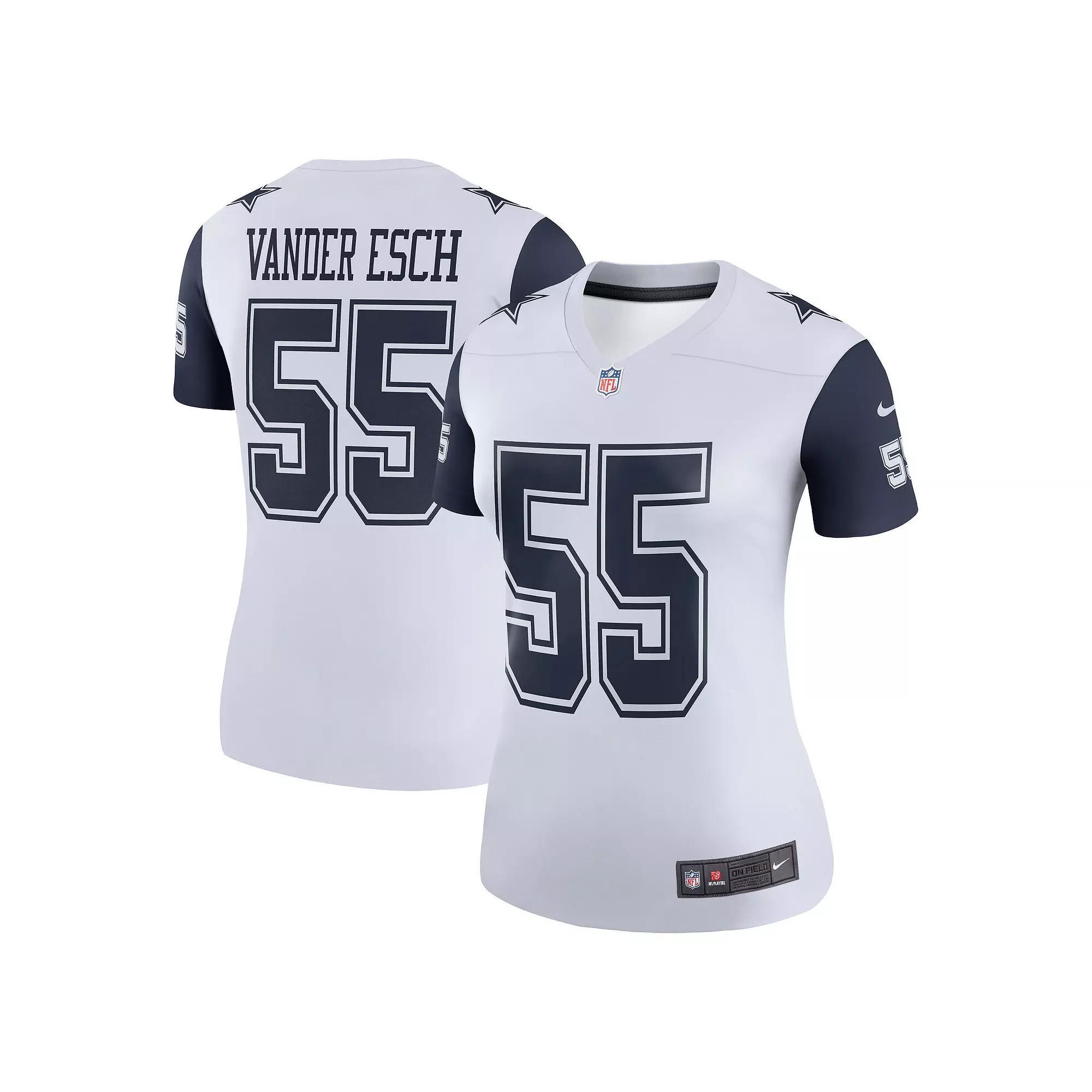 Women's Nike Leighton Vander Esch White Dallas Cowboys Color Rush Legend Player Jersey, Size: Small Product Image