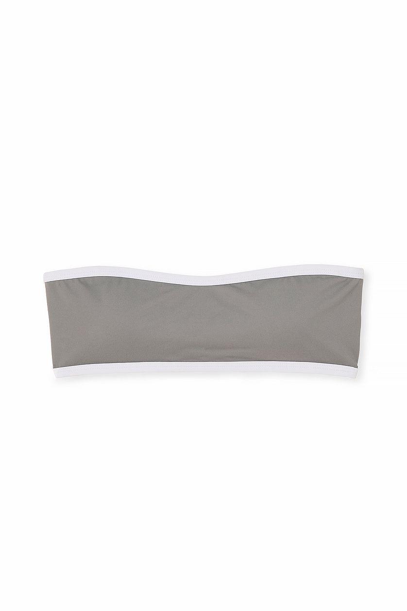 Contrast Detail Padded Bikini Top Product Image