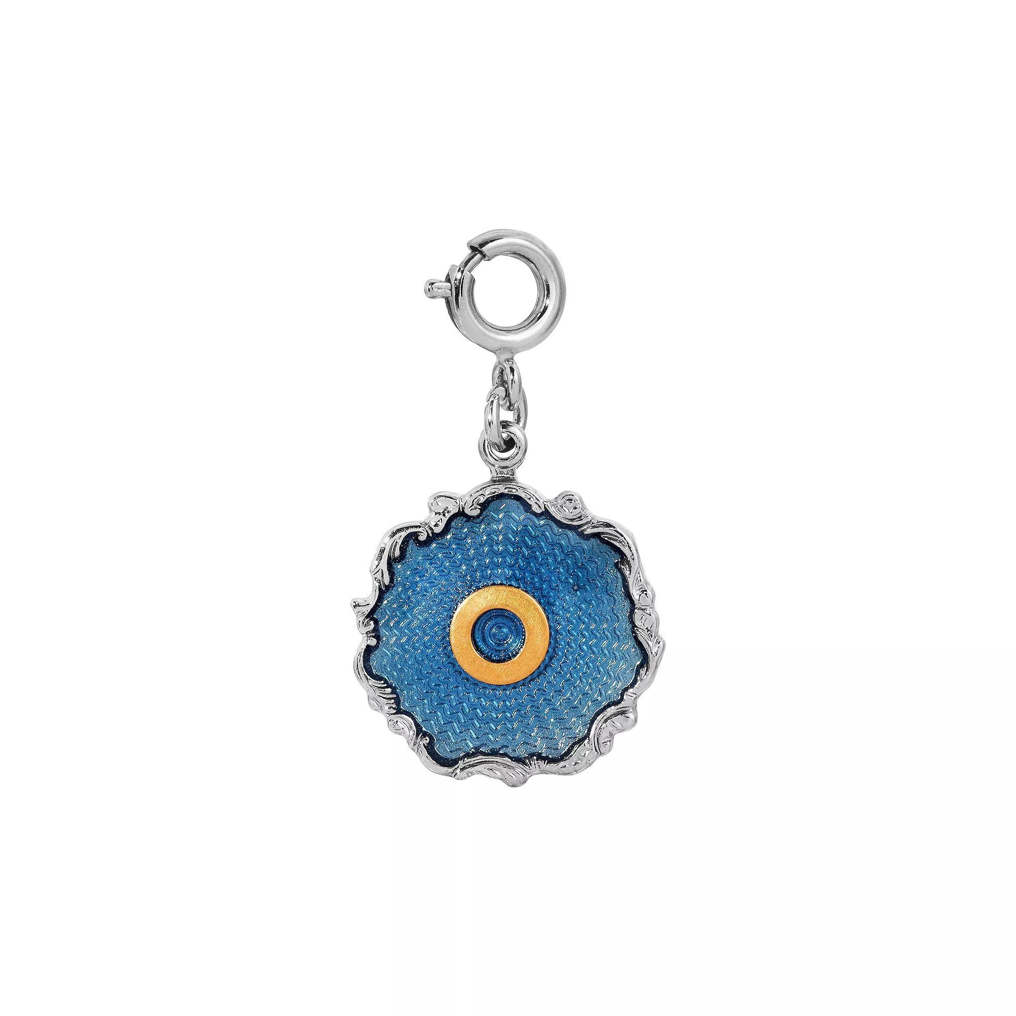 1928 Blue Enamel Initial Charm, Women's, Blue O Product Image