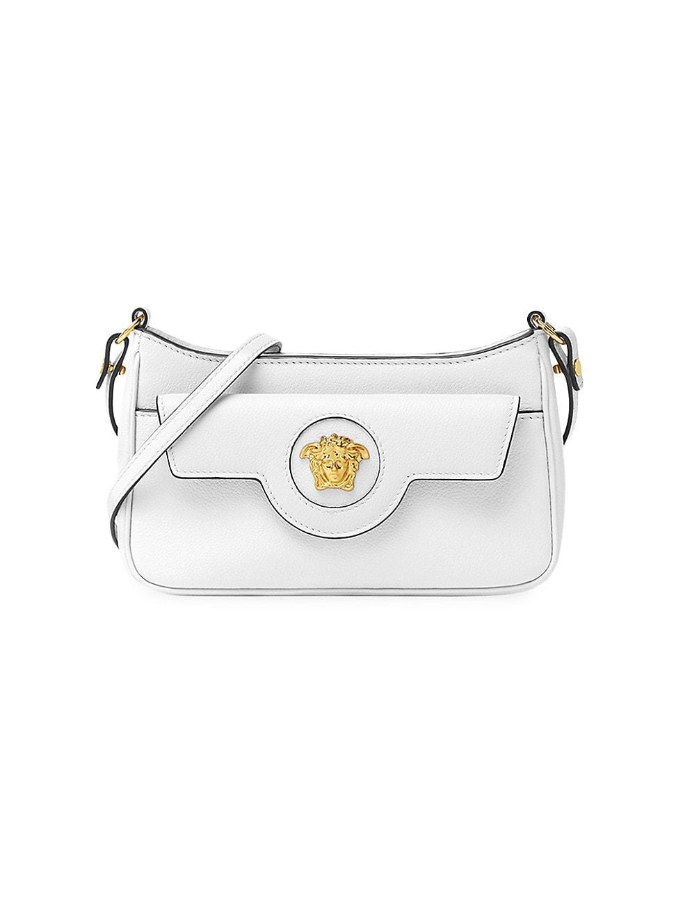 Womens La Medusa Mini Leather Crossbody Bag Product Image