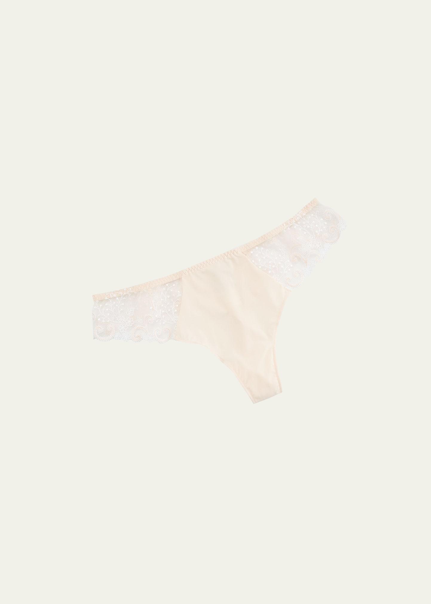 Delice Lace Mesh Thong Product Image
