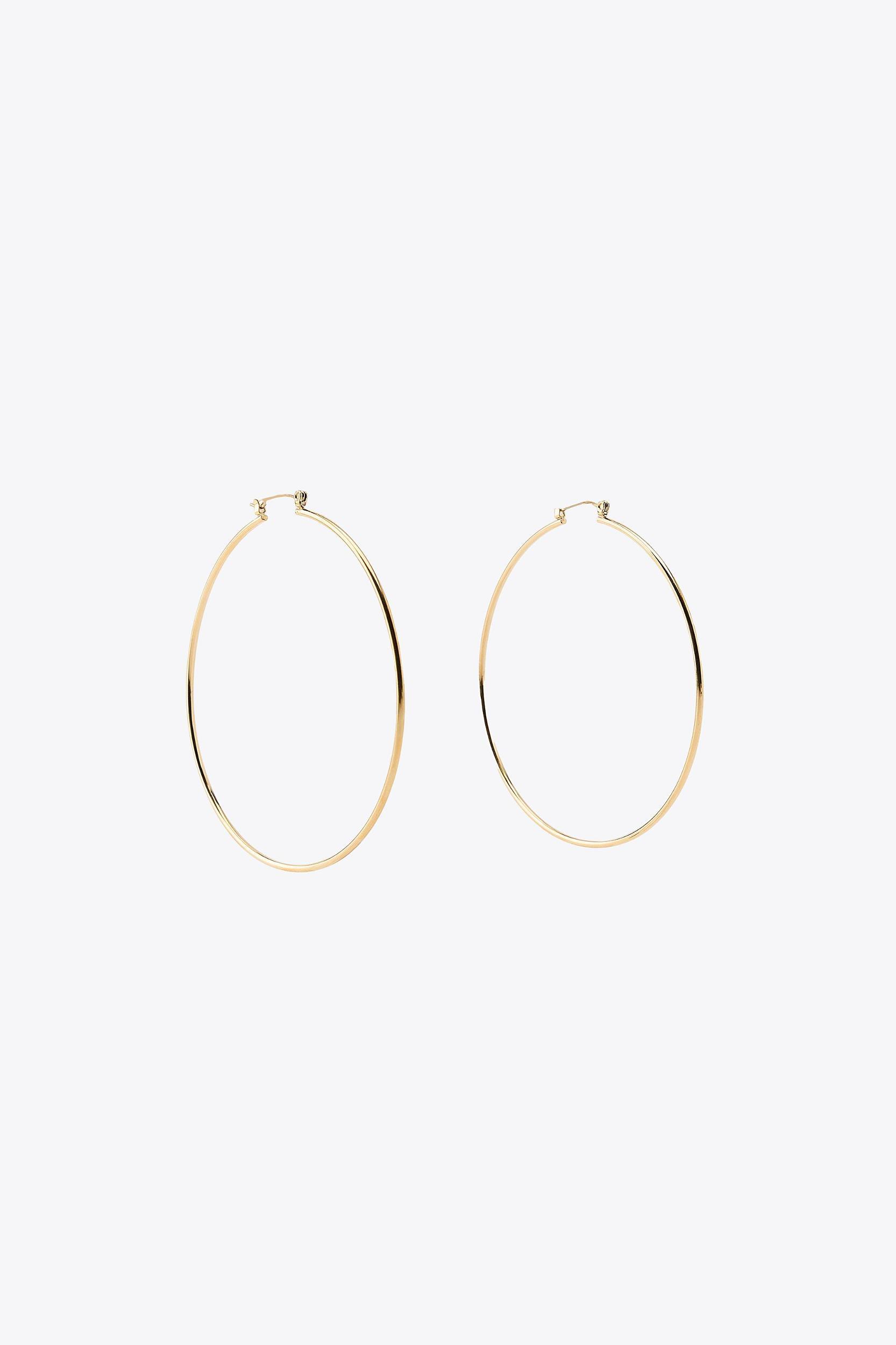 WATERPROOF LARGE HOOP EARRINGS Product Image