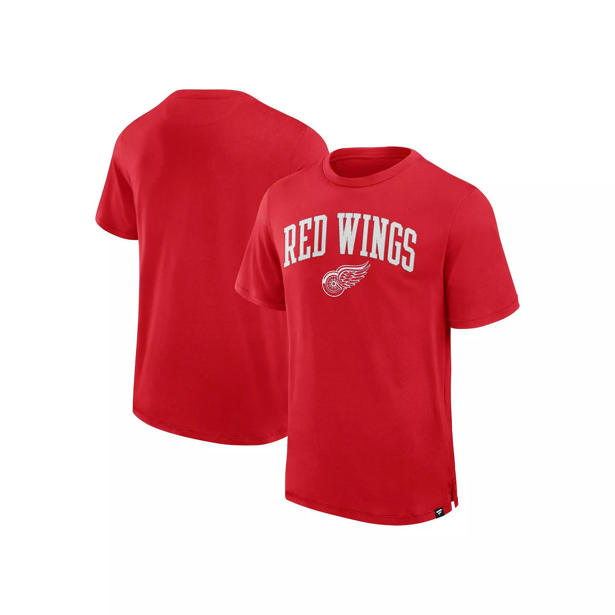 Men's Fanatics Gray Detroit Red Wings Decades Collection Made To Last T-Shirt, Size: XL, Grey Product Image