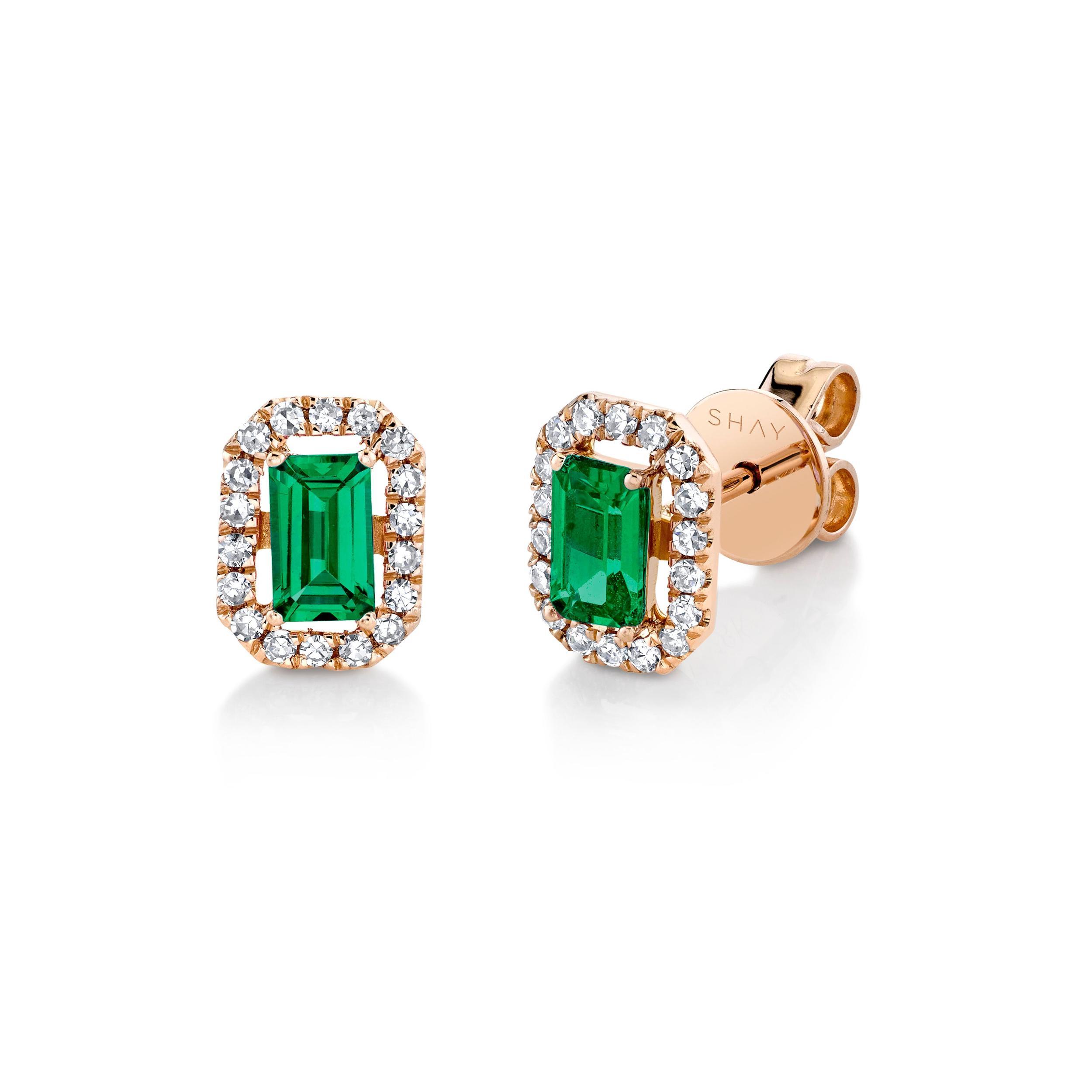 MINI ME DIAMOND HALO RUBY STUDS Kids Product Image
