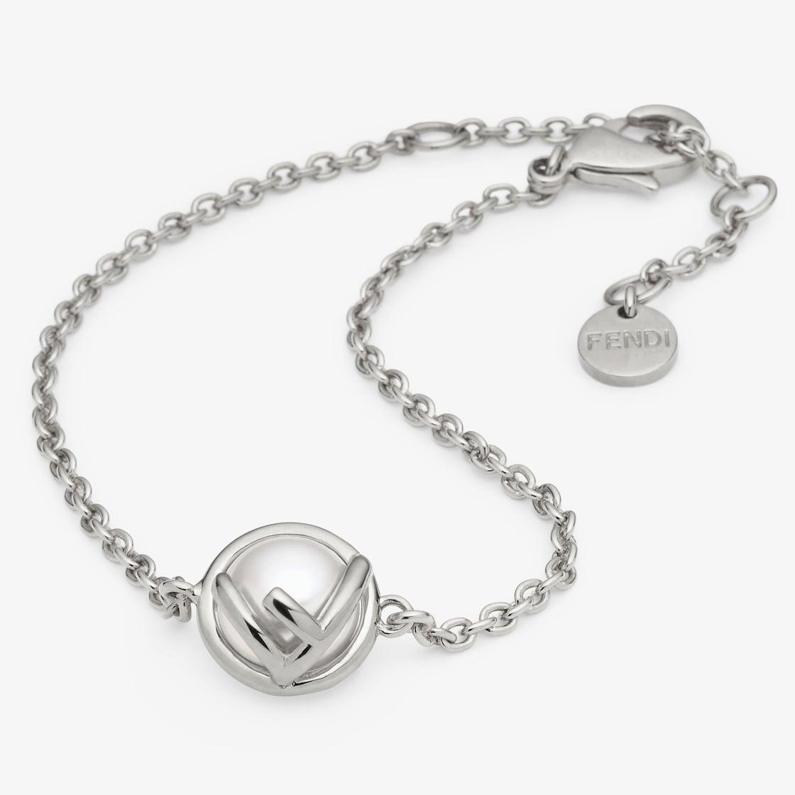 F is Fendi BraceletPalladium-colored metal bracelet Product Image