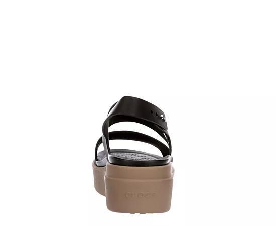 Crocs Womens Brooklyn Low Wedge Platform Sandals Product Image