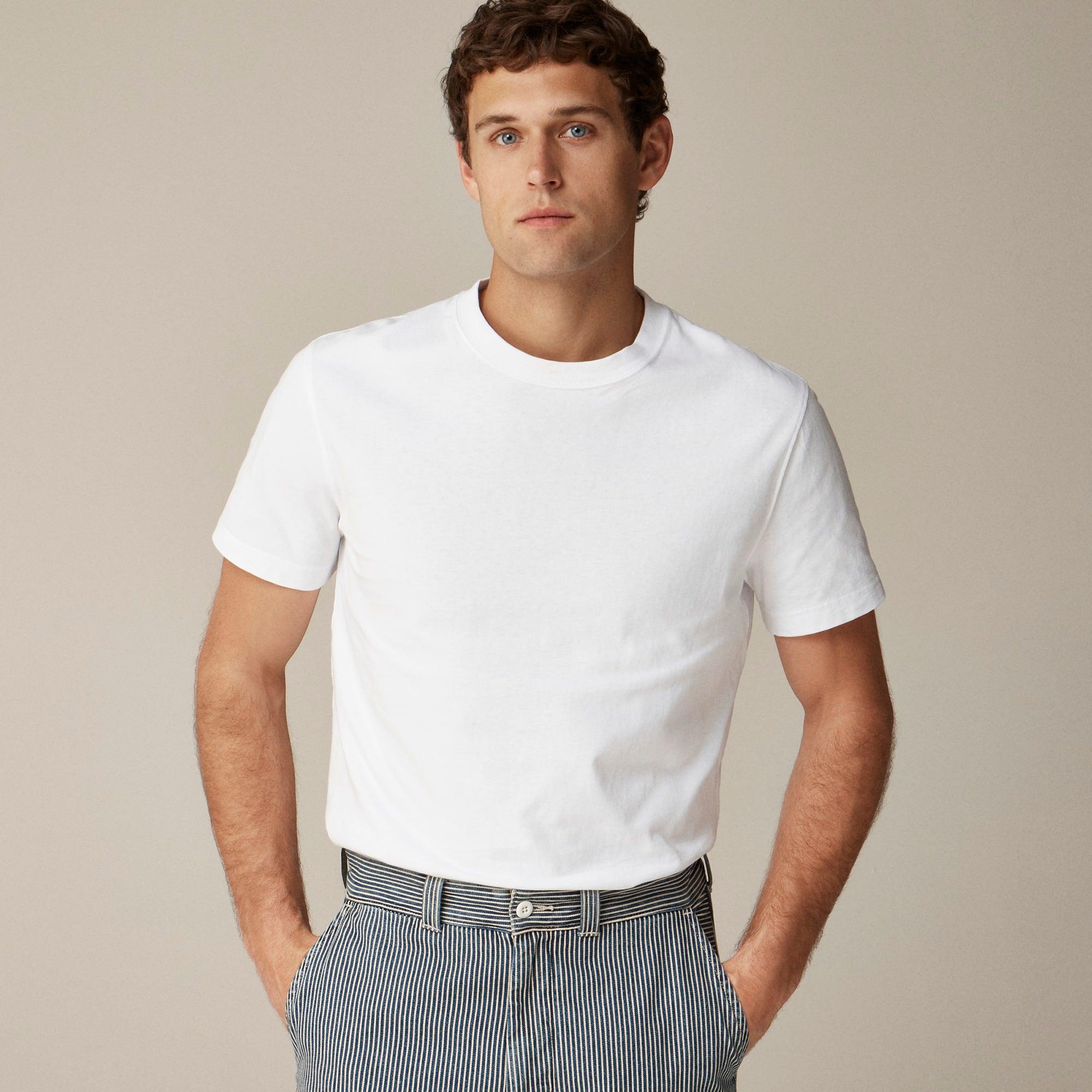 Relaxed premium-weight cotton T-shirt Product Image