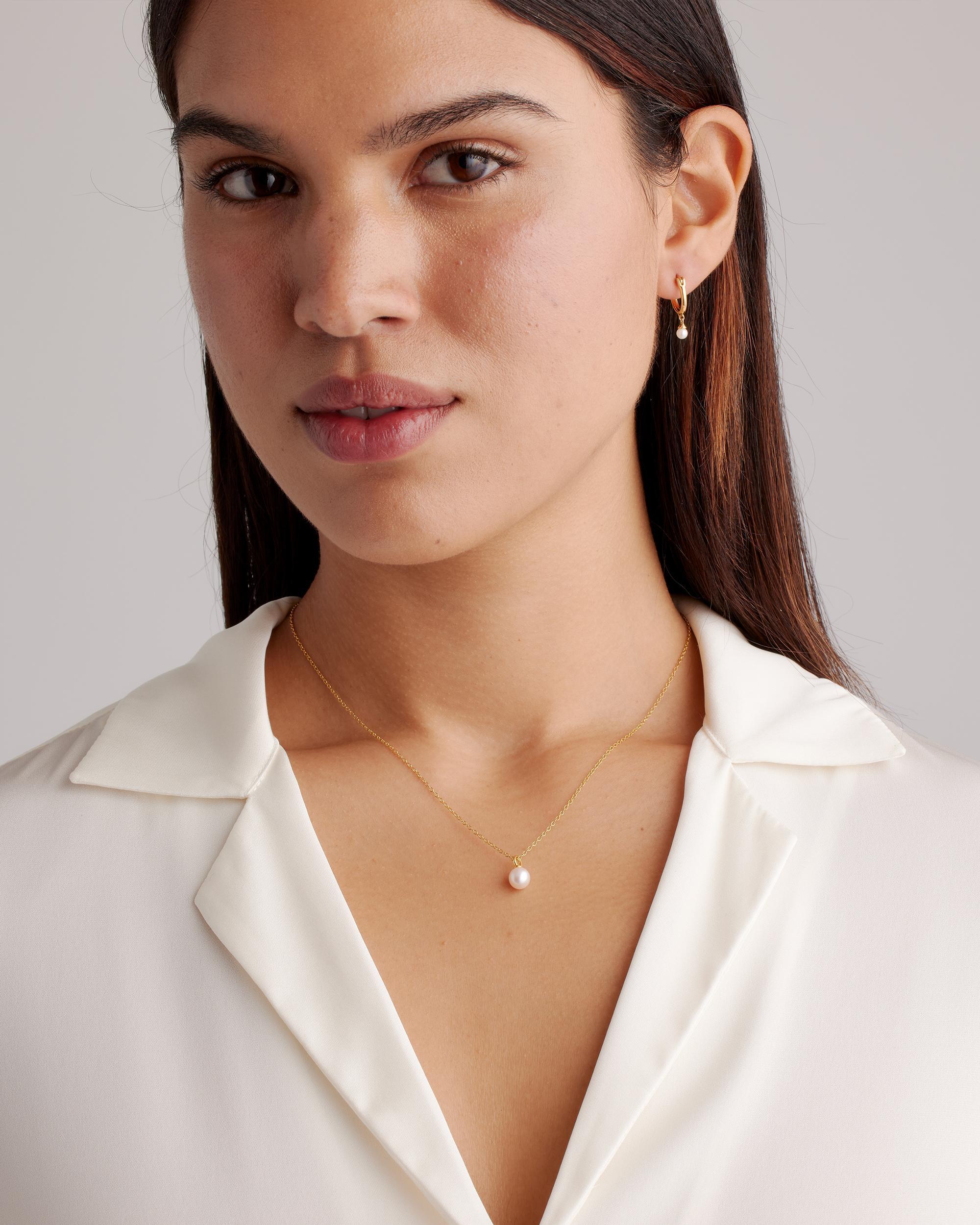 Quince | Women's Freshwater Cultured Pearl Pendant Necklace Product Image
