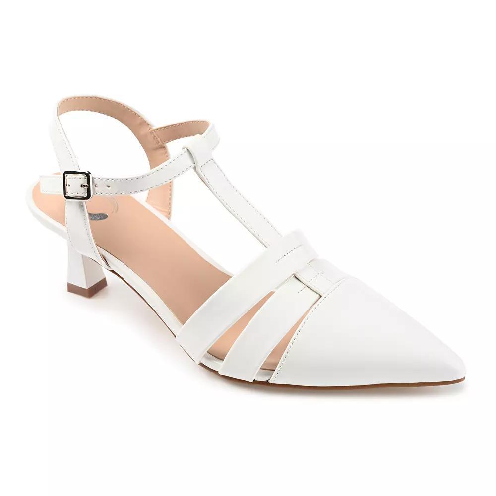 Journee Jazlynn Women's Pumps, Size: 9.5, White Product Image