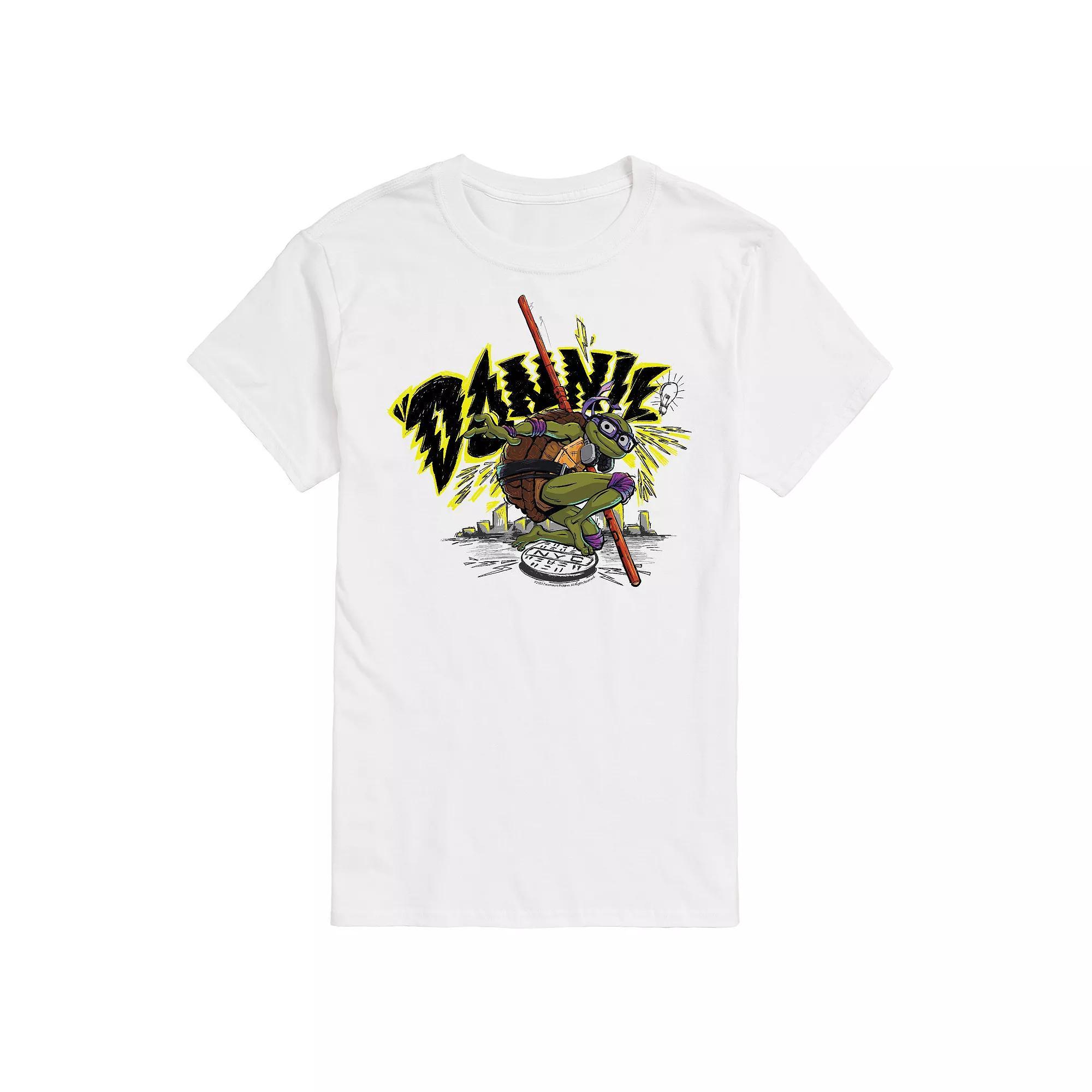 Mens Teenage Mutant Ninja Turtles Mutant Mayhem Don Tee Product Image