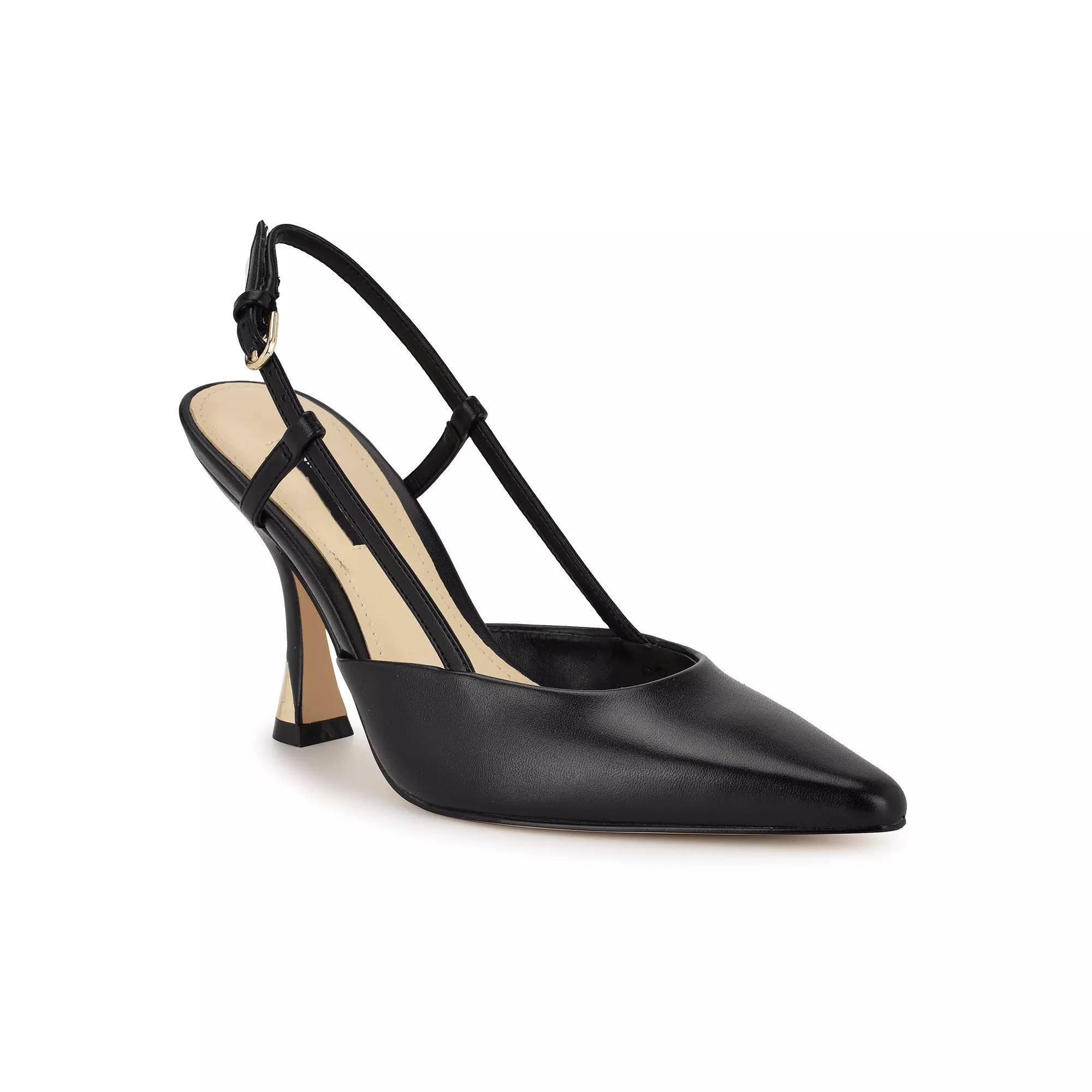Nine West Vassa Women's Tapered Heel Pointy Toe Dress Pumps, Size: 6, Black Product Image