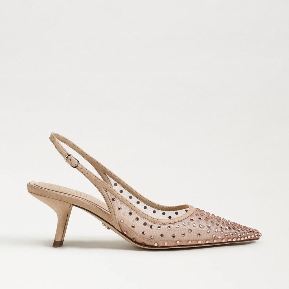 Bianka Mesh Slingback heels Product Image