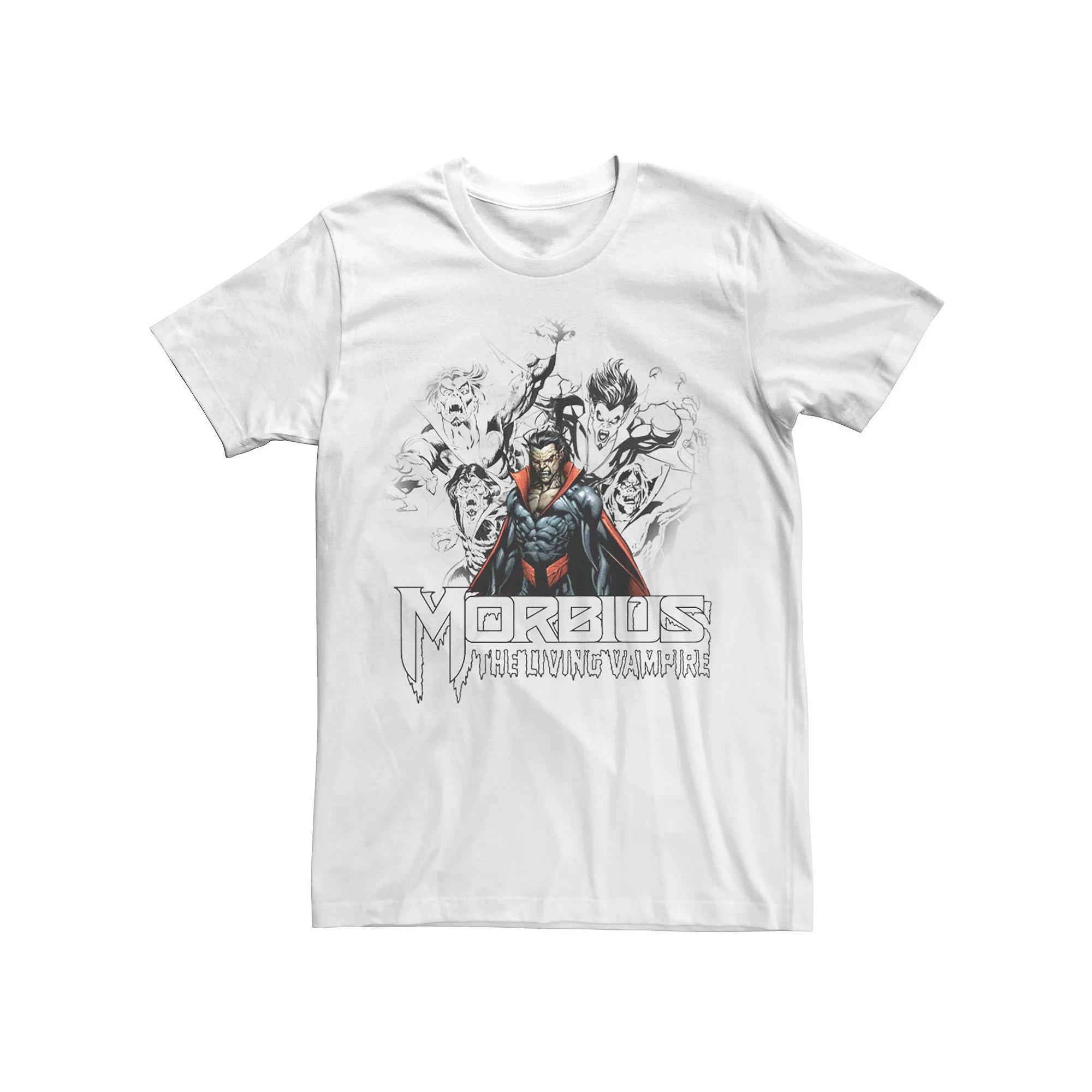 Men's Marvel Morbius The Living Vampire Sketches Tee, Size: Medium, White Product Image