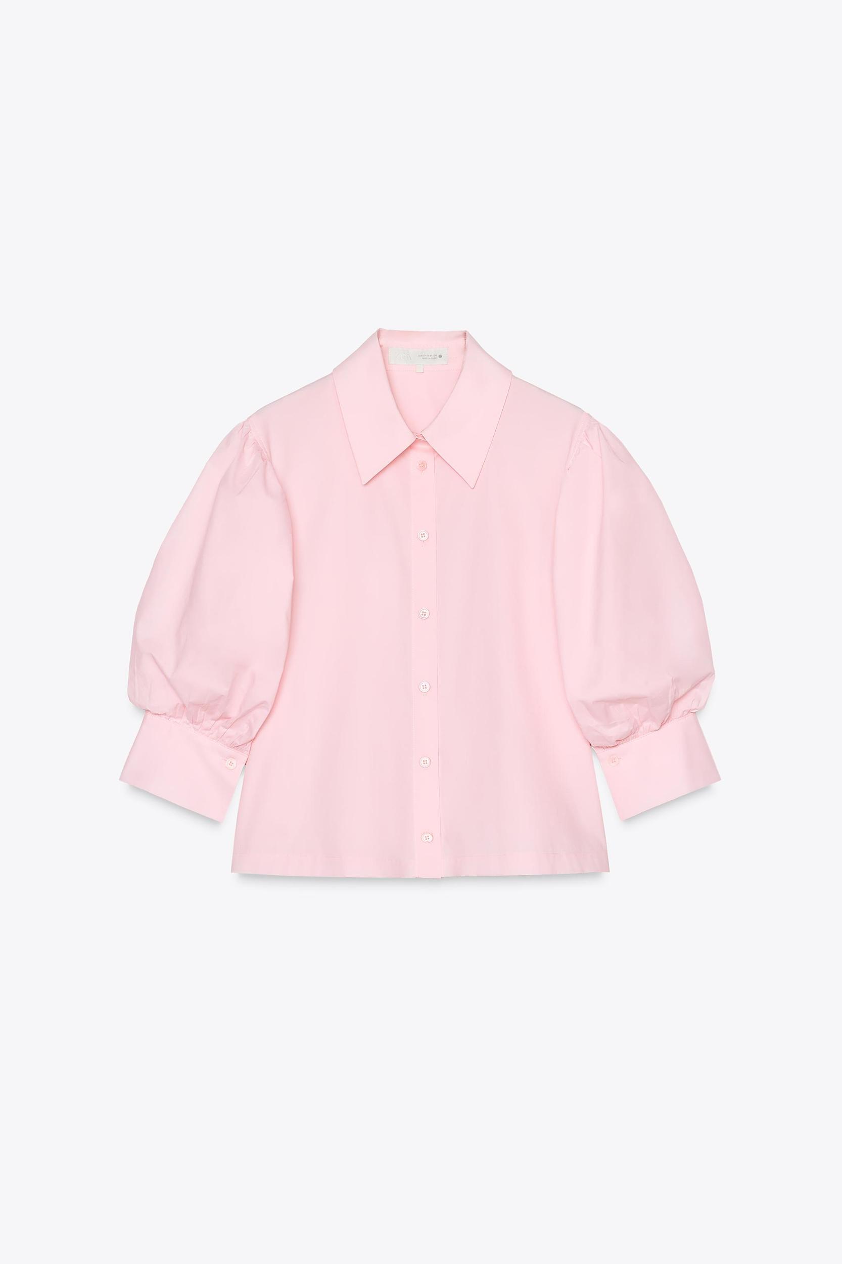 POPLIN SHIRT ZW COLLECTION Product Image