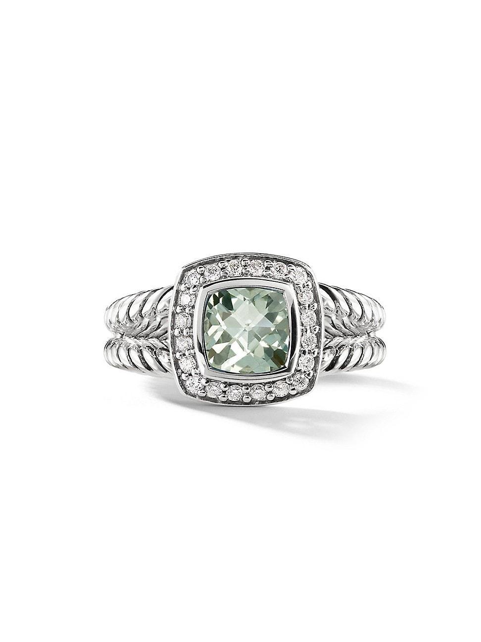 David Yurman Petite Albion Ring with White Topaz & Diamonds Product Image