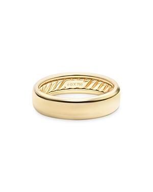 David Yurman Men s Classic Band Ring in 18K Yellow Gold Product Image