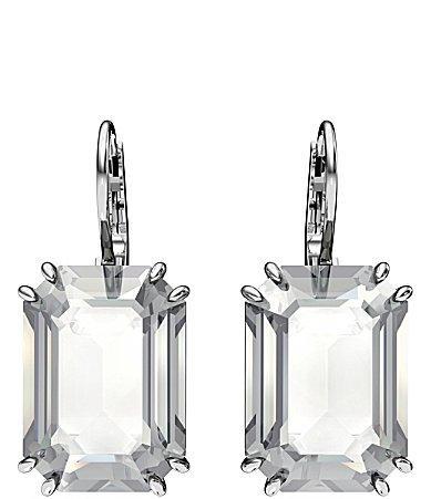 Swarovski Millenia Pink Crystal Drop Earrings in Rose Gold Tone Product Image