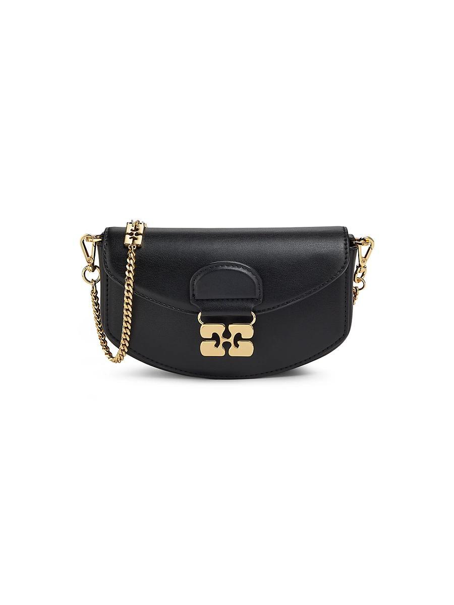 Womens Apo-G Small Leather Shoulder Bag Product Image