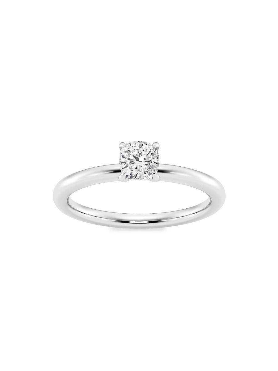 Womens Platinum & Cushion-Cut Lab-Grown Diamond Solitaire Ring/0.50-5.00 TCW Product Image