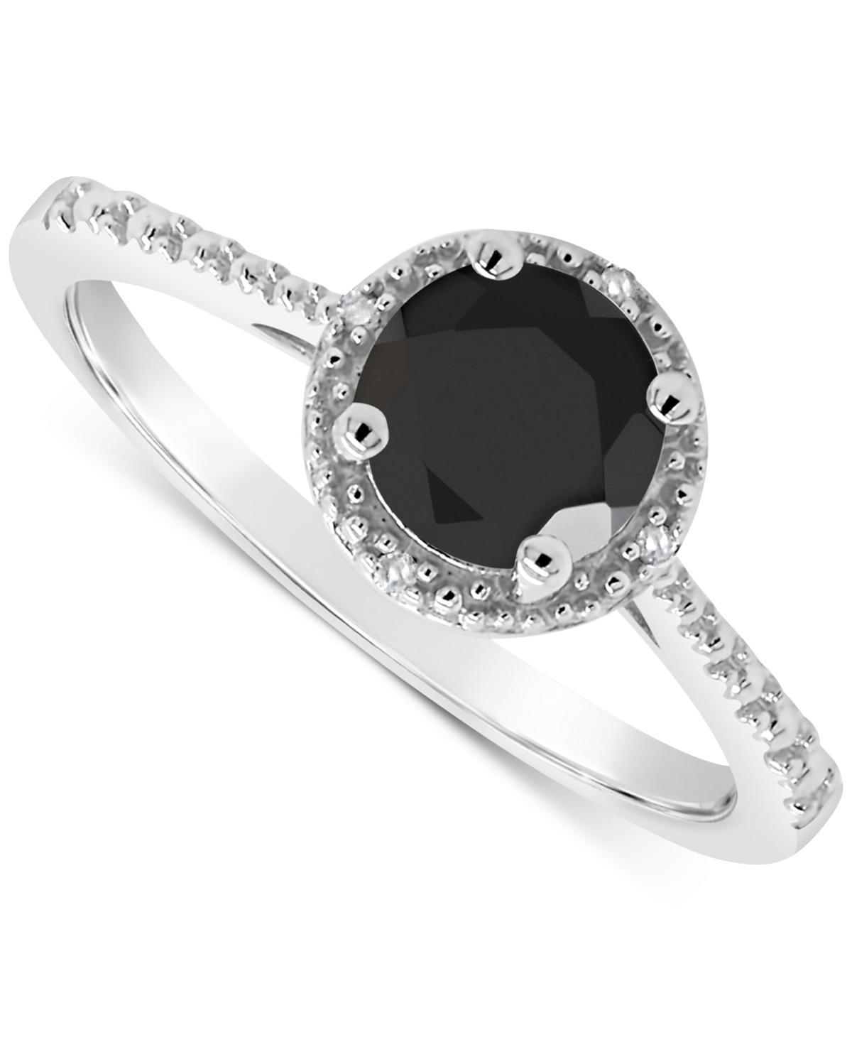 Celebration Gems Sterling Silver Freshwater Cultured Pearl and Diamond Accent Frame Ring, Women's, Size: 8 Product Image