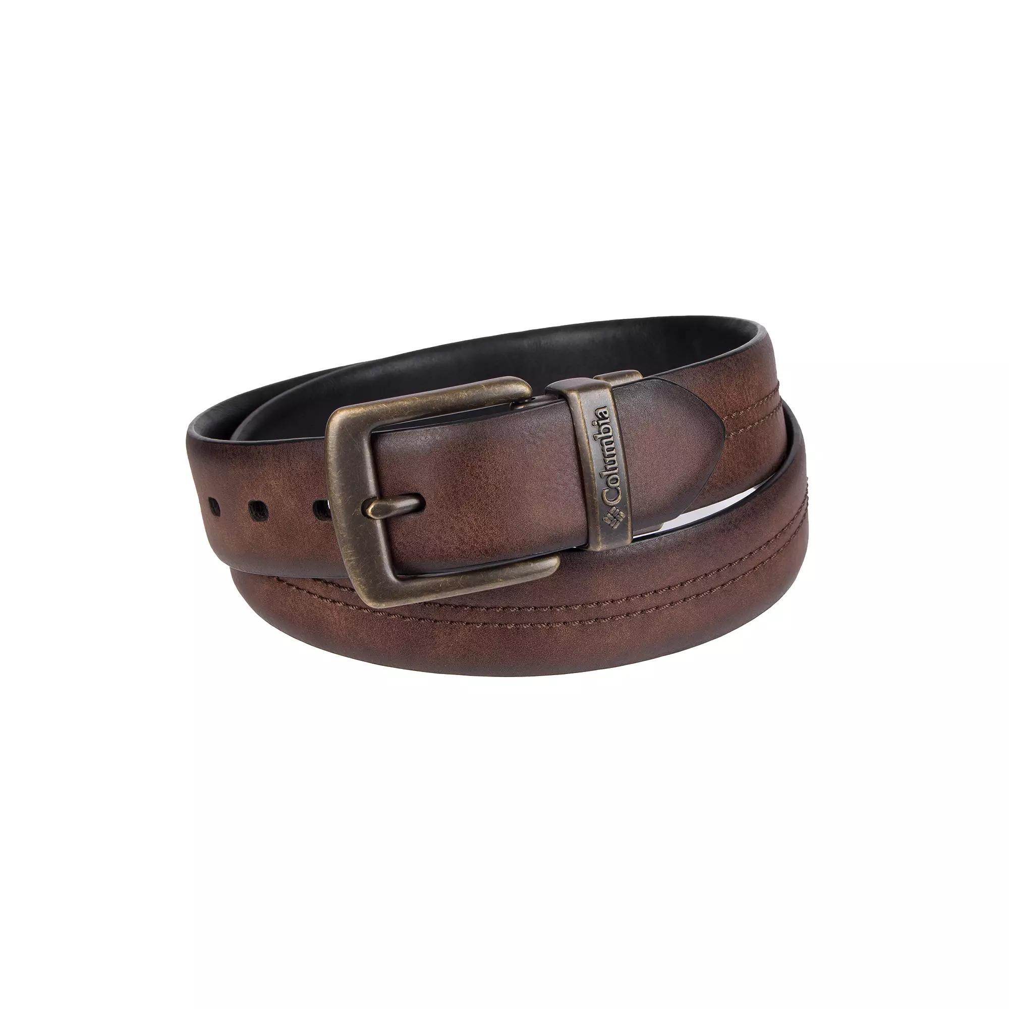 Mens Columbia Reversible Stretch Synthetic Leather Belt Product Image