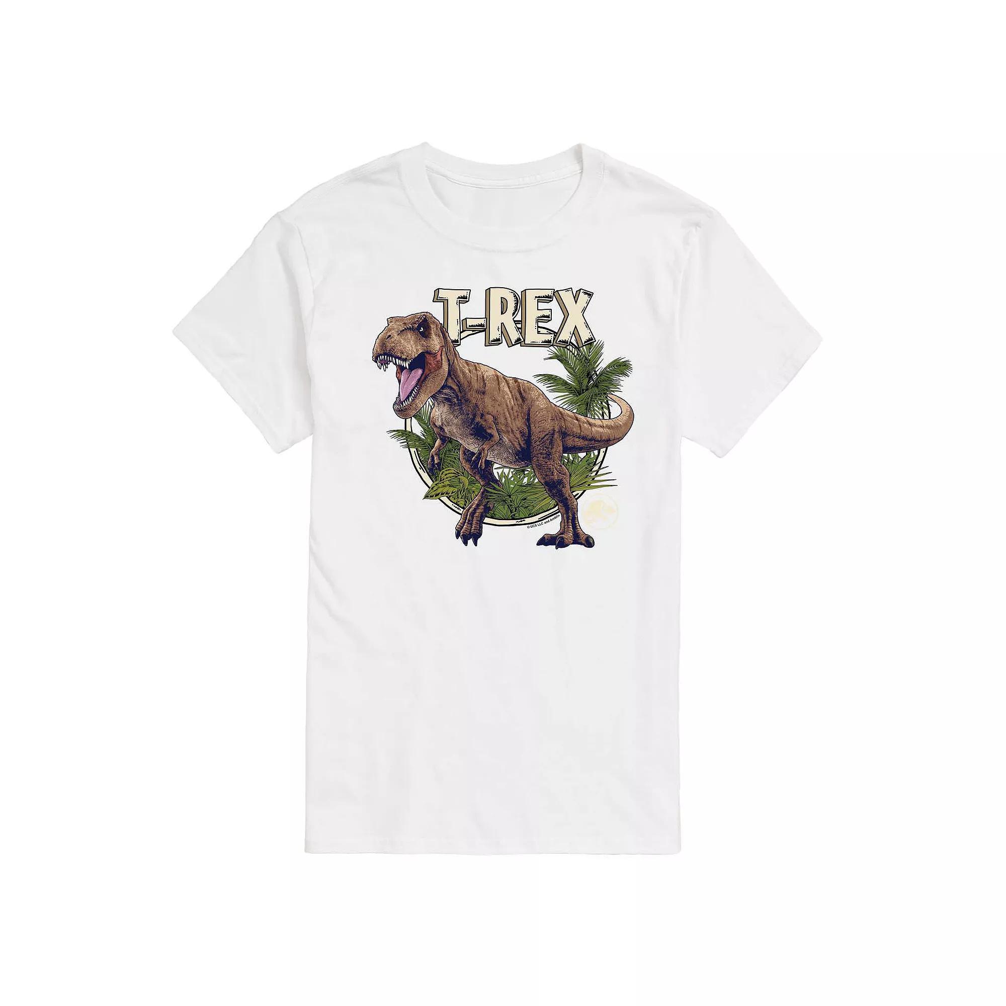 Mens Jurassic World Tyrannosaurus Rex Graphic Tee Blue Product Image