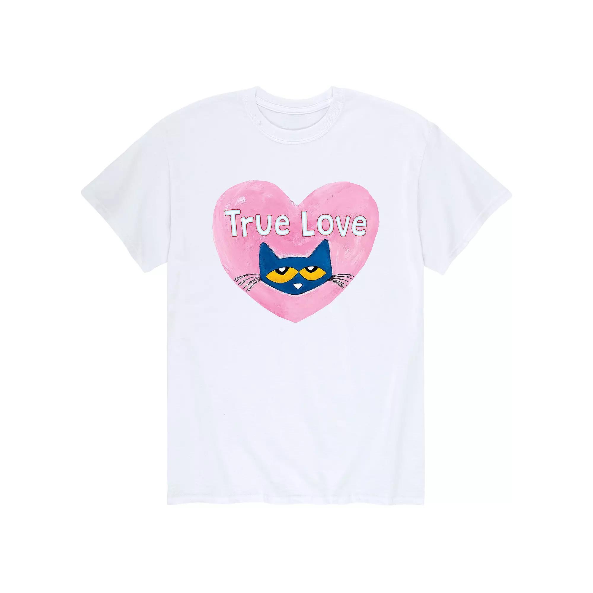 Mens Pete The Cat True Love Tee Product Image