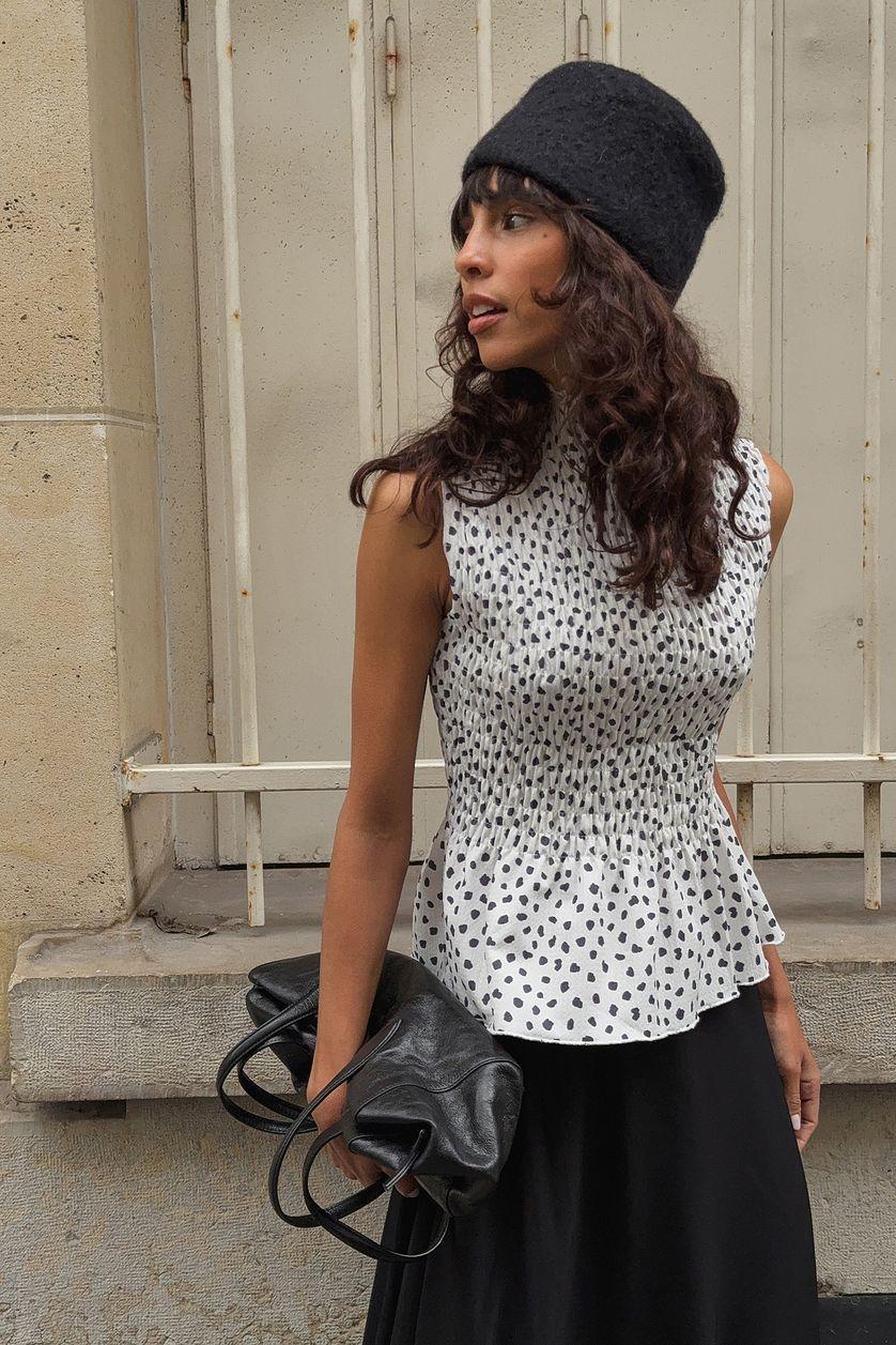 Sleeveless Smock Top Product Image