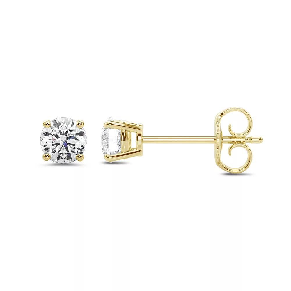 Made For You 10k Gold 2 Carat T.W. Certified Lab Grown Diamond Stud Earrings, Women's Product Image