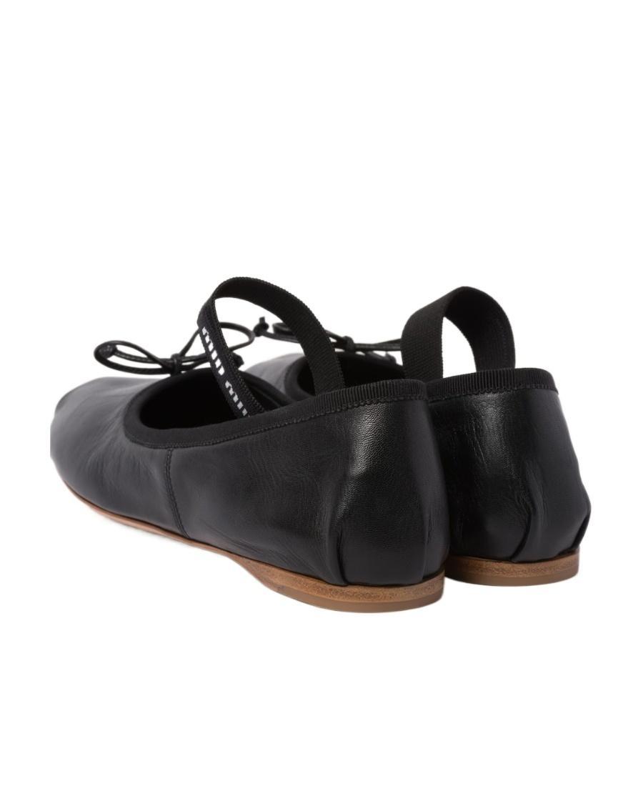logo-strap ballerina shoes Product Image