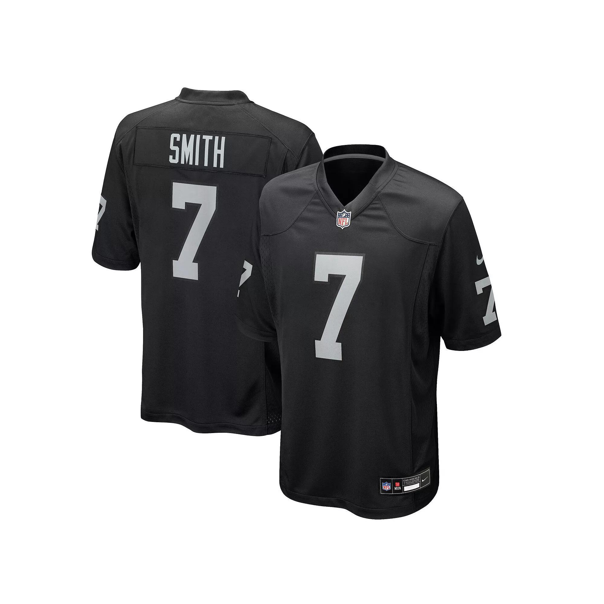 Geno Smith Las Vegas Raiders Nike Men's NFL Game Jersey Product Image