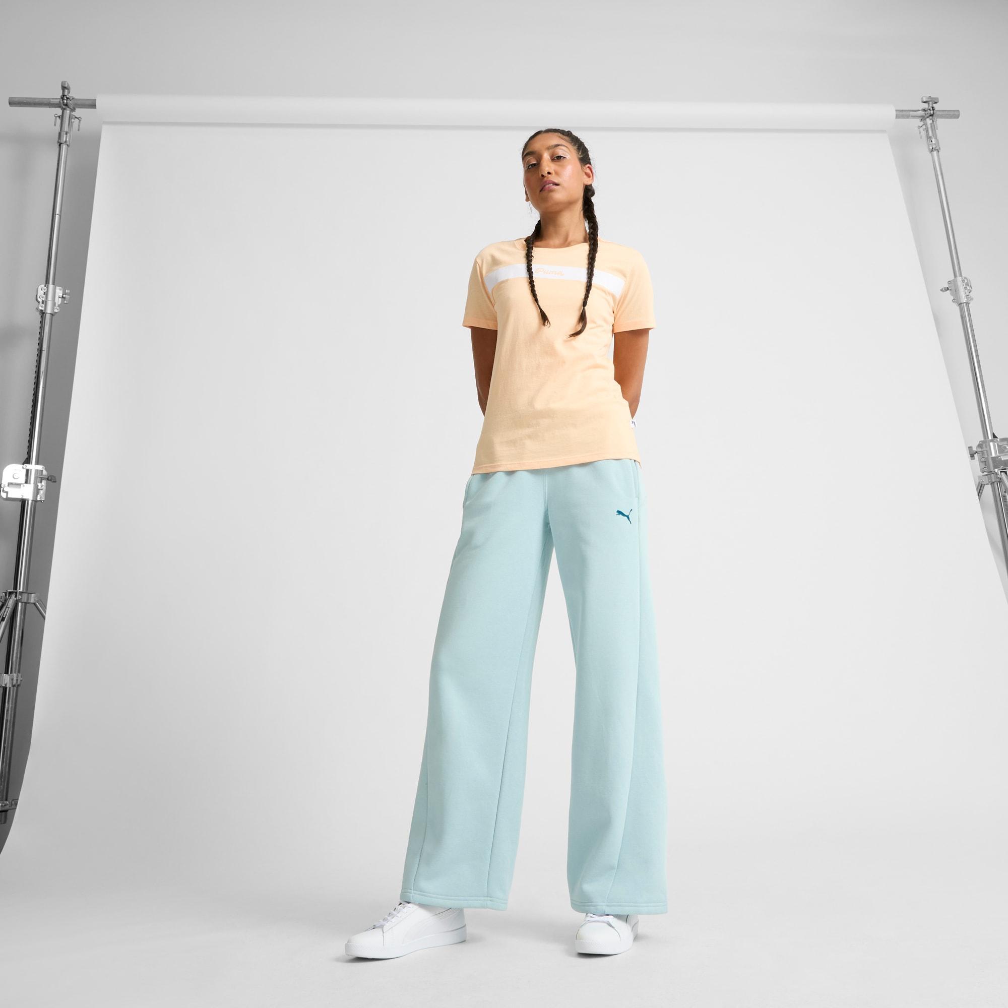 PUMA Upfront Line Logo Womens T-Shirt Product Image