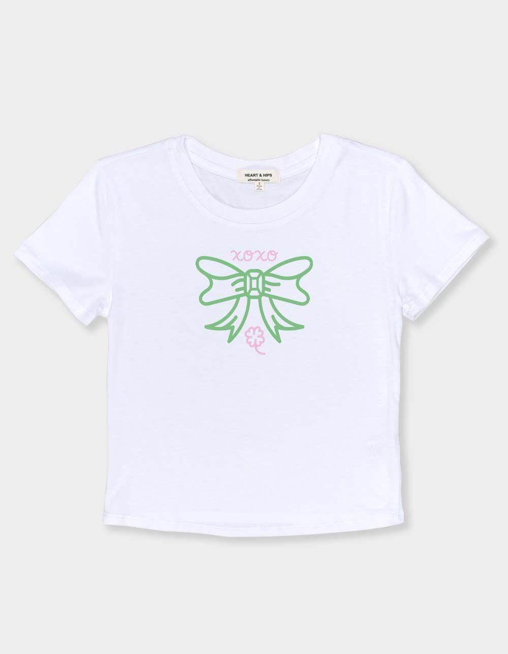 BOW Emerald XO Womens Baby Tee Product Image