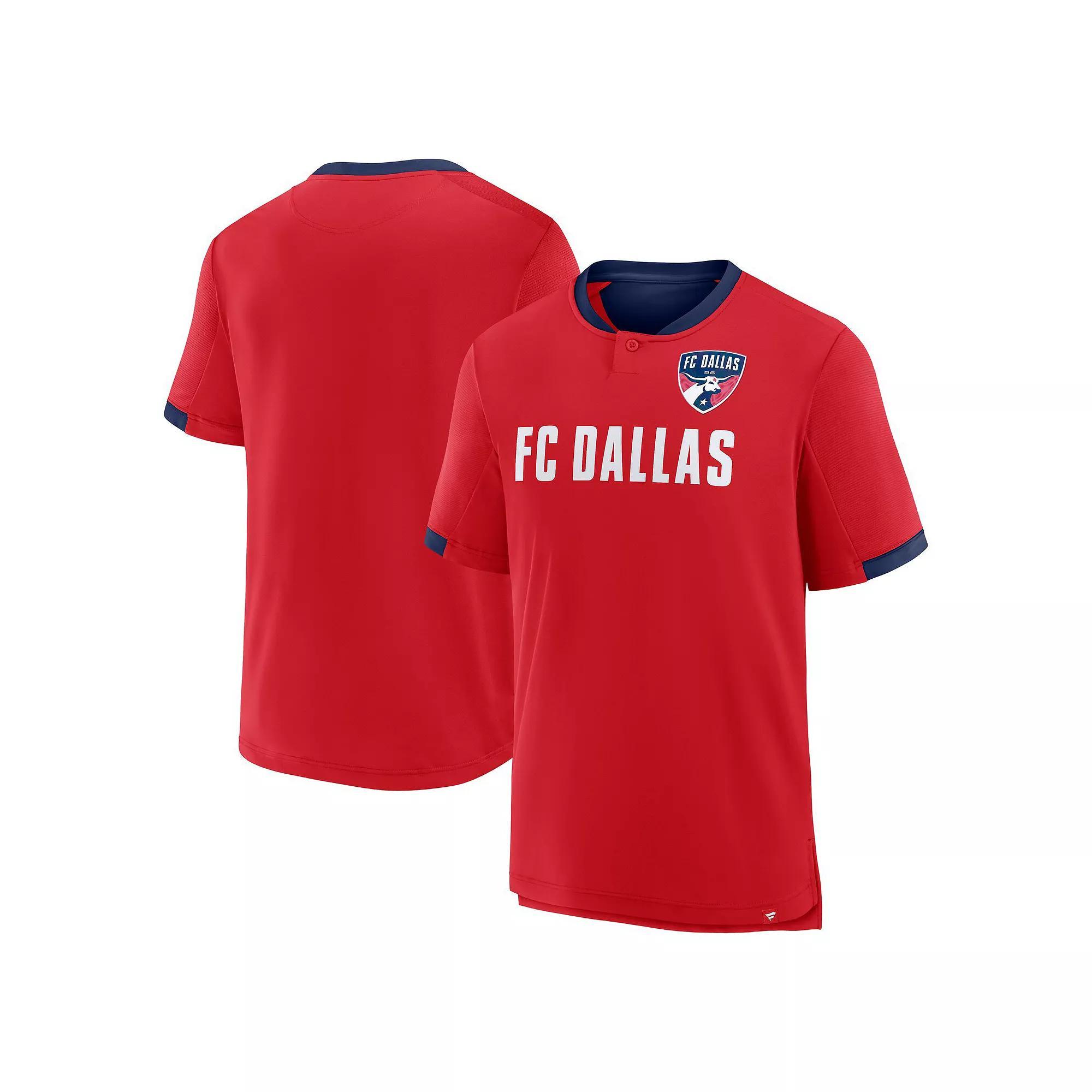 Mens Fanatics Red FC Dallas Stoppage Time Striker T-Shirt Product Image