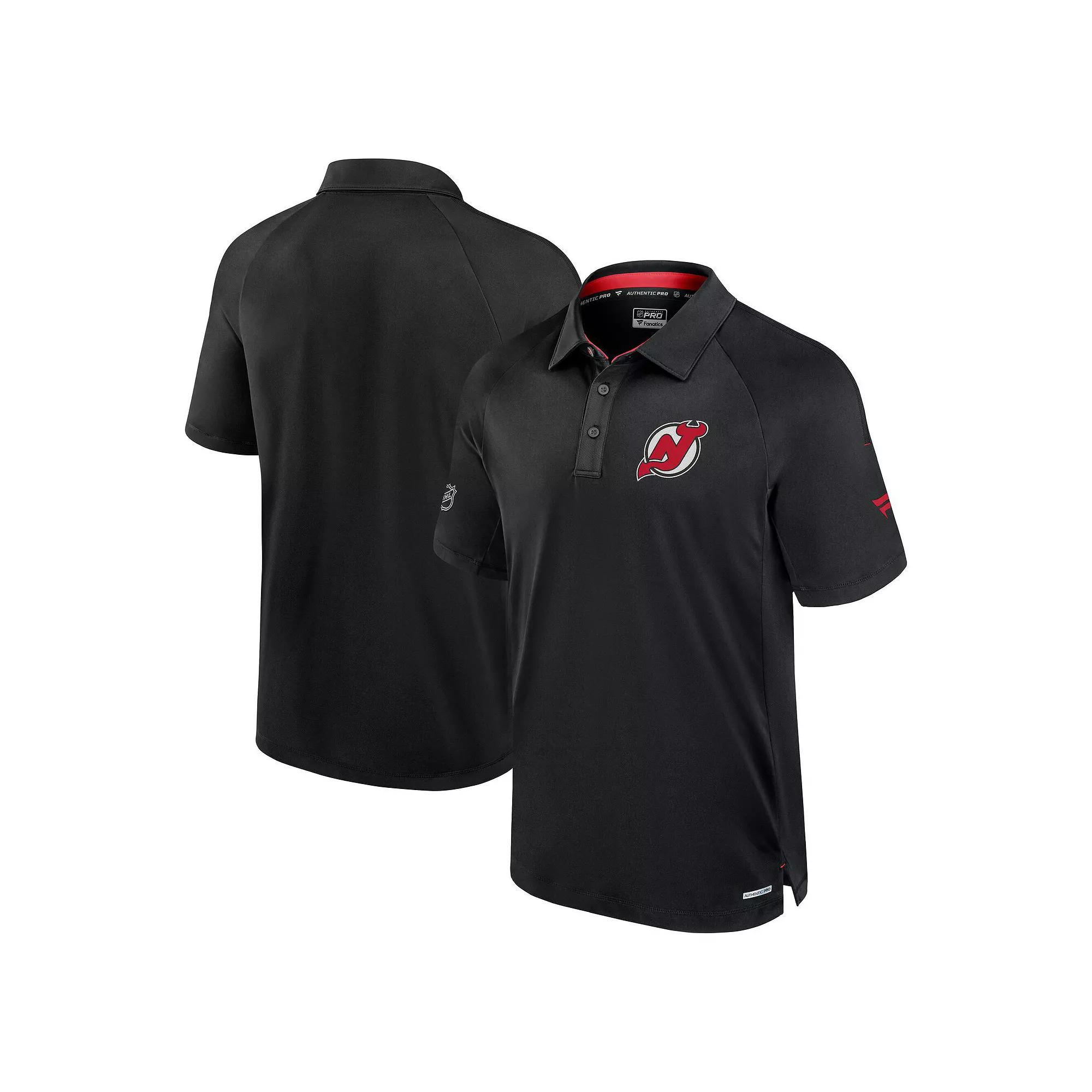 Men's Fanatics  Black Boston Bruins Authentic Pro Rink Polo, Size: XL Product Image