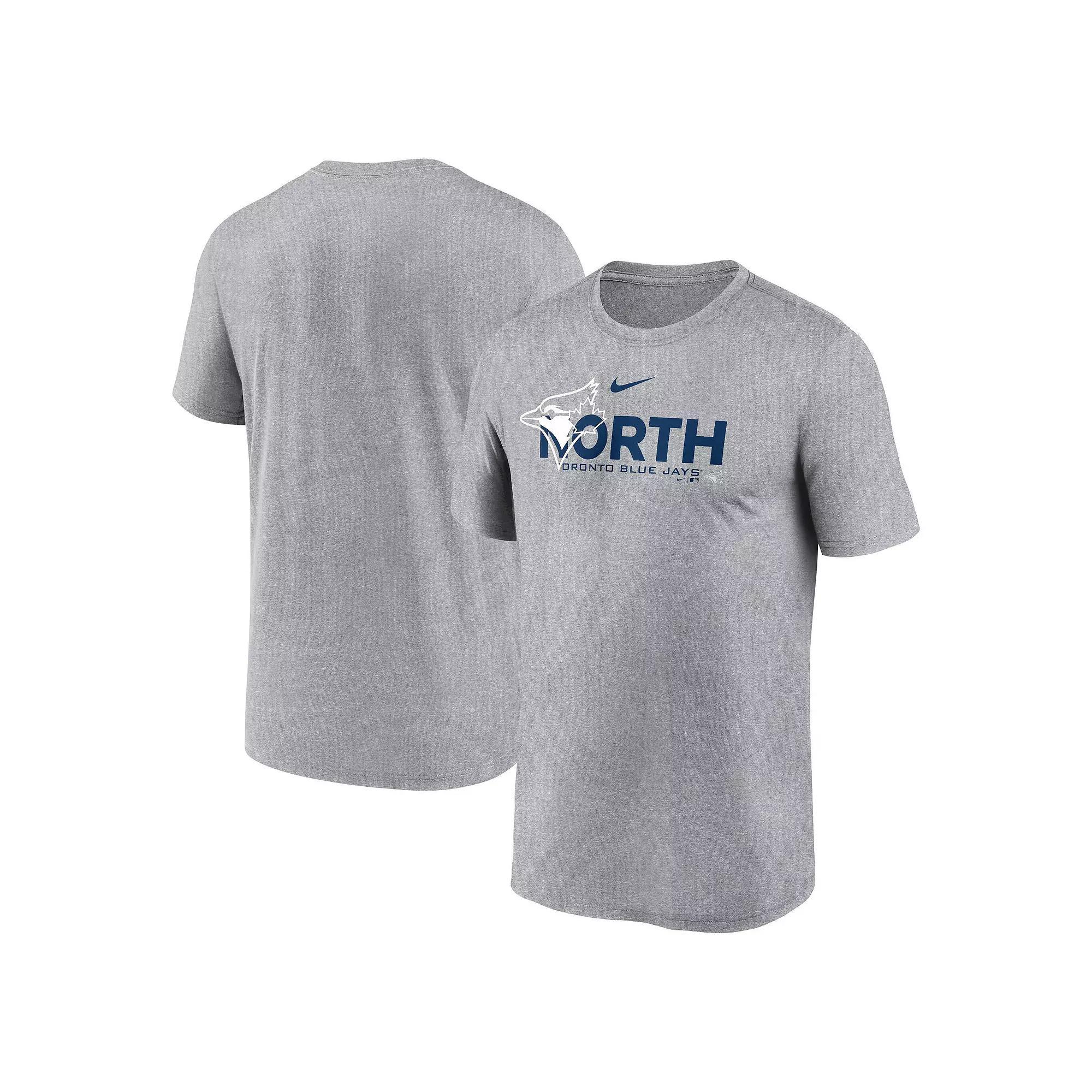 Men's Nike Heathered Charcoal Toronto Blue Jays Local Rep Legend Performance T-Shirt, Size: 2XL, Jay Charco Product Image