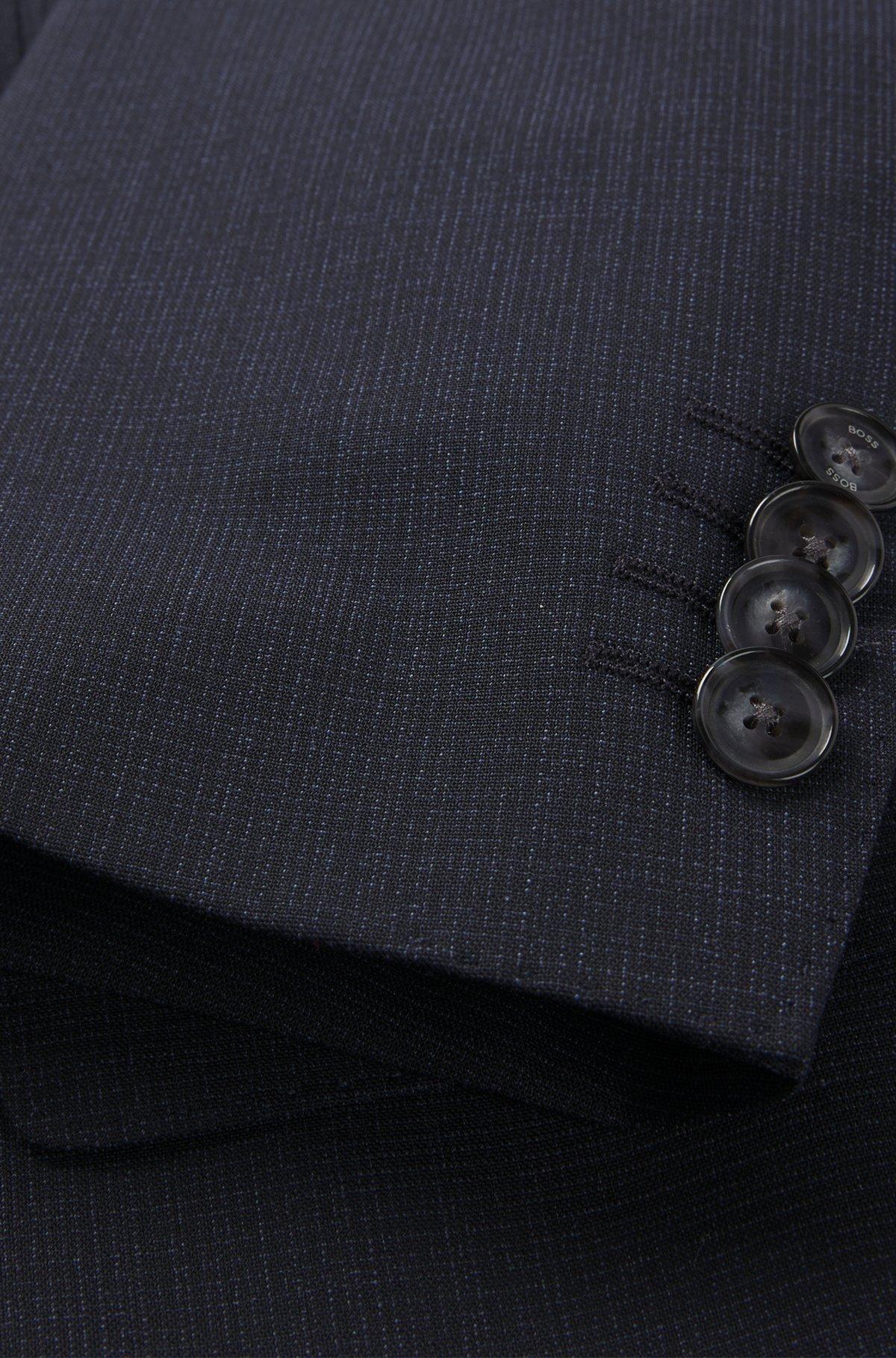 Slim-fit suit in micro-patterned stretch cloth Product Image