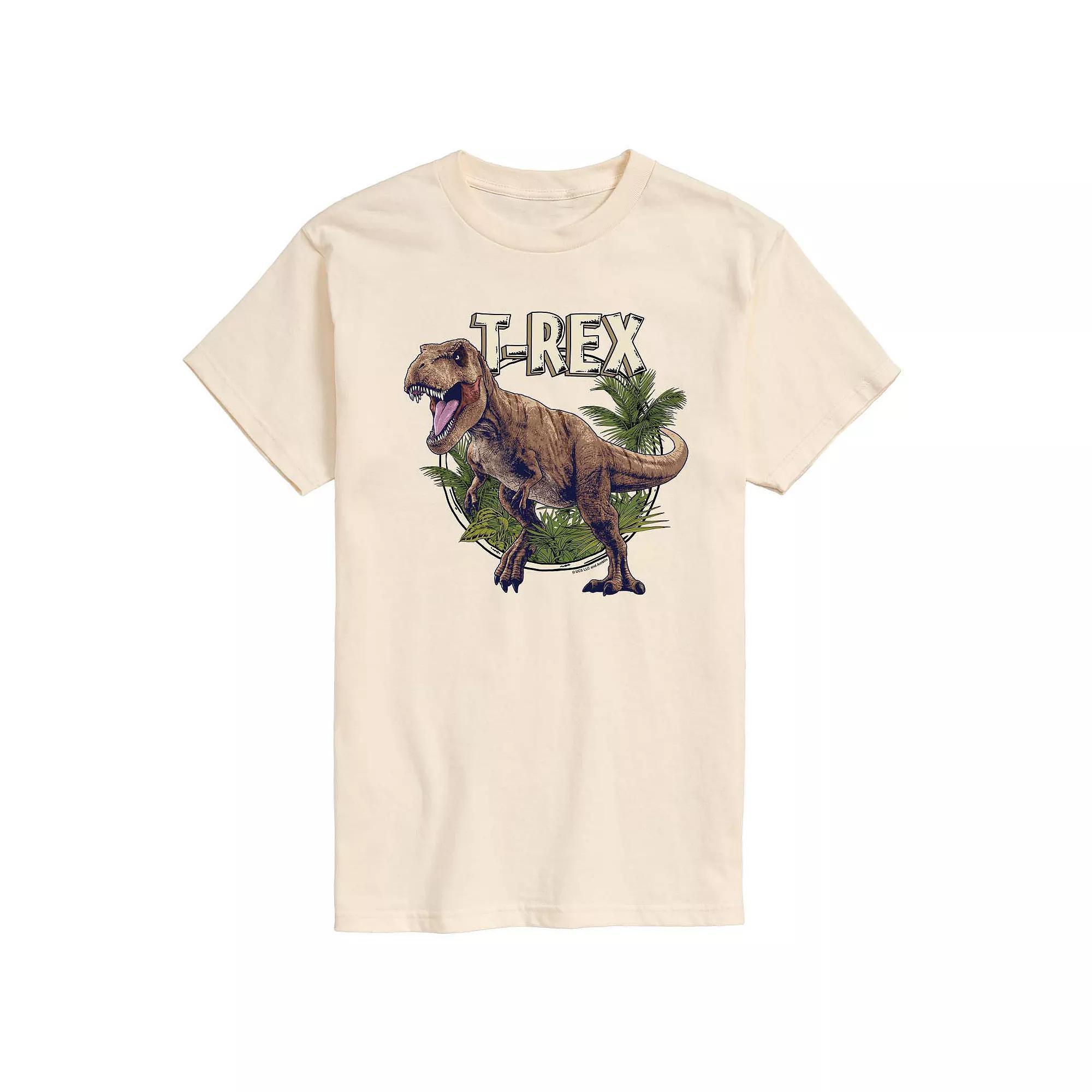 Mens Jurassic World Tyrannosaurus Rex Graphic Tee Blue Product Image