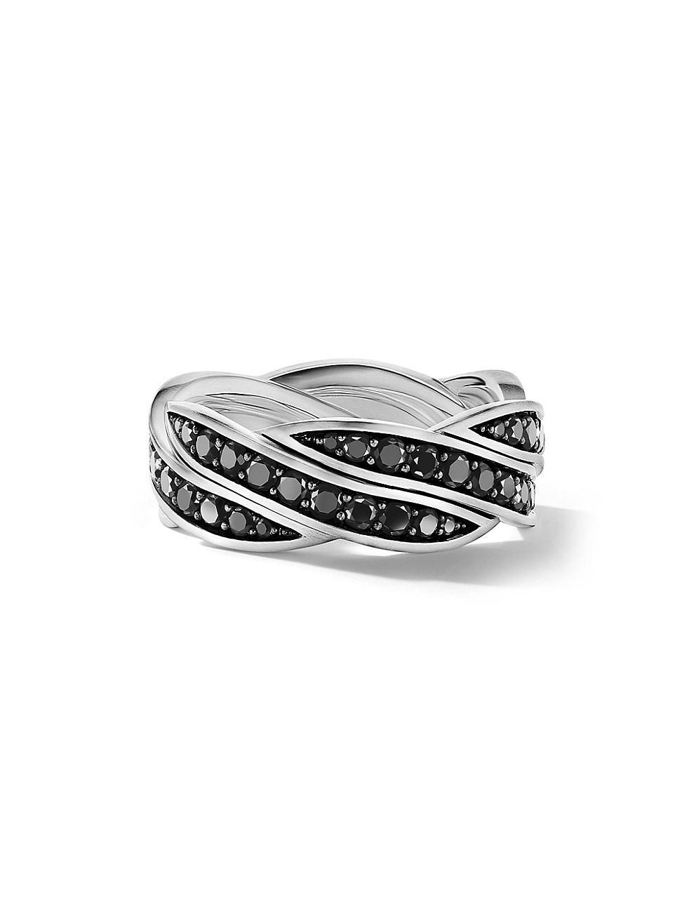 Mens DY Helios Band Ring In Sterling Silver Product Image