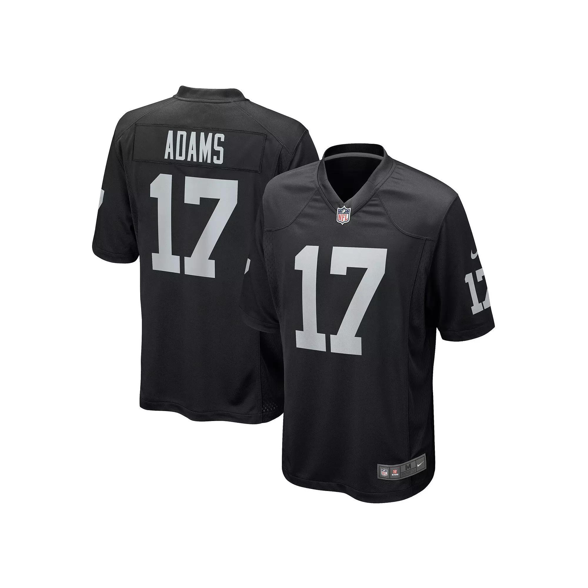 Mens Nike Davante Adams Black Las Vegas Raiders Game Jersey Product Image
