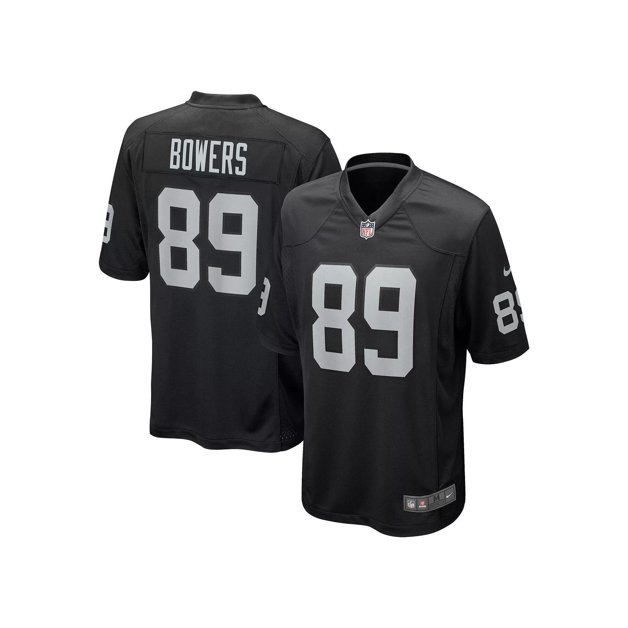 Men's Nike Brock Bowers Black Las Vegas Raiders Player Game Jersey, Size: Medium, Lvr Black Product Image