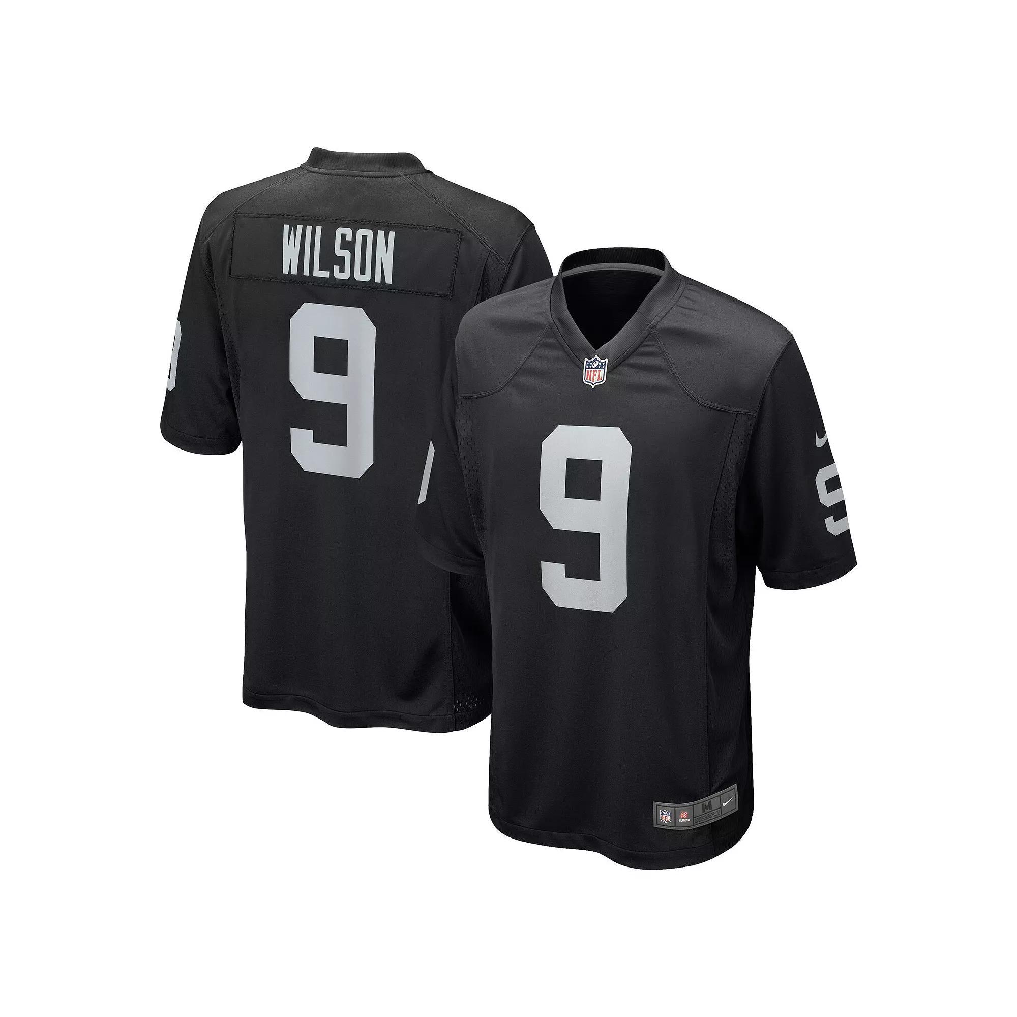 Men's Nike Tyree Wilson Black Las Vegas Raiders 2023 NFL Draft First Round Pick Game Jersey, Size: Medium, Lvr Black Product Image