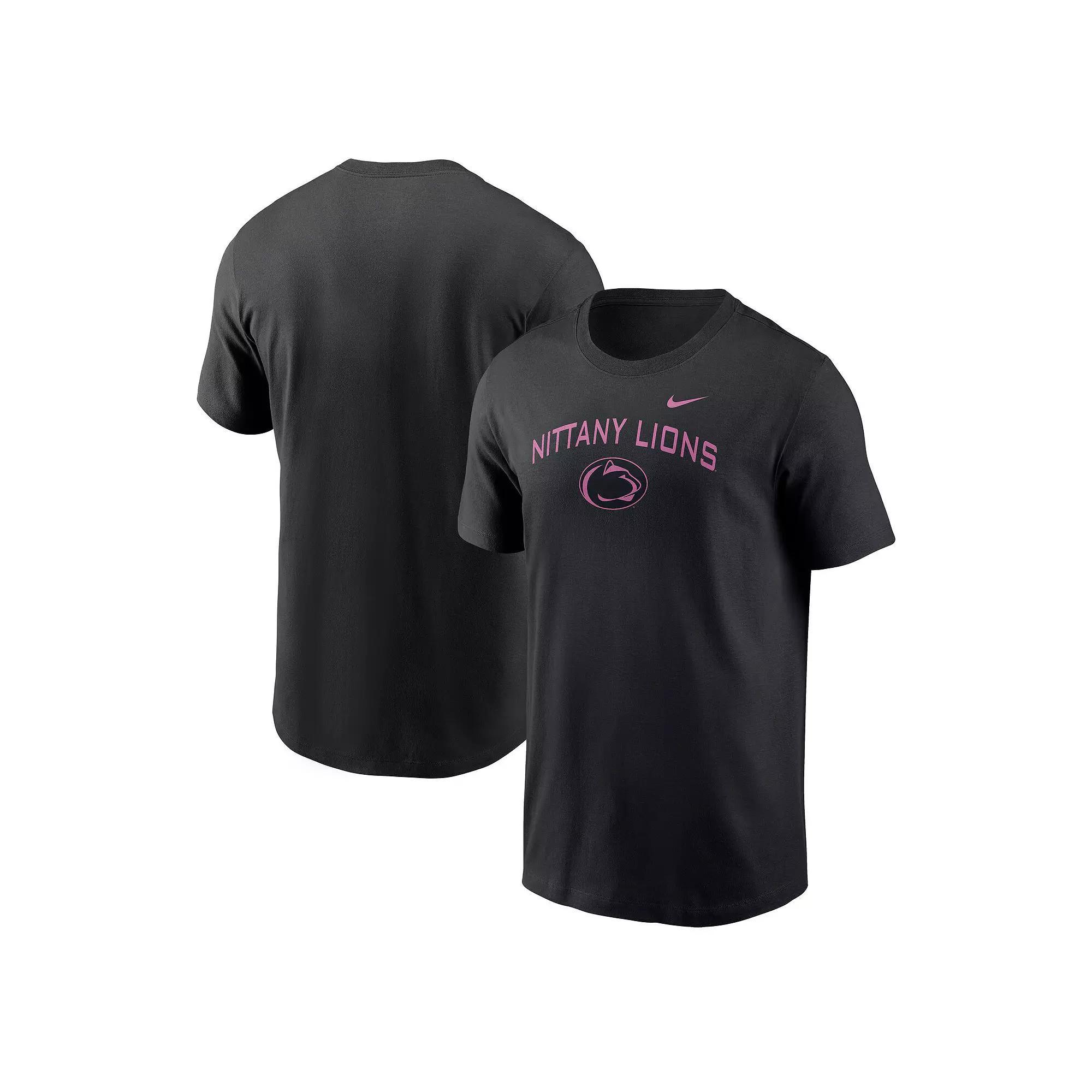 Men's Nike  Black Penn State Nittany Lions Throwback T-Shirt, Size: Medium Product Image
