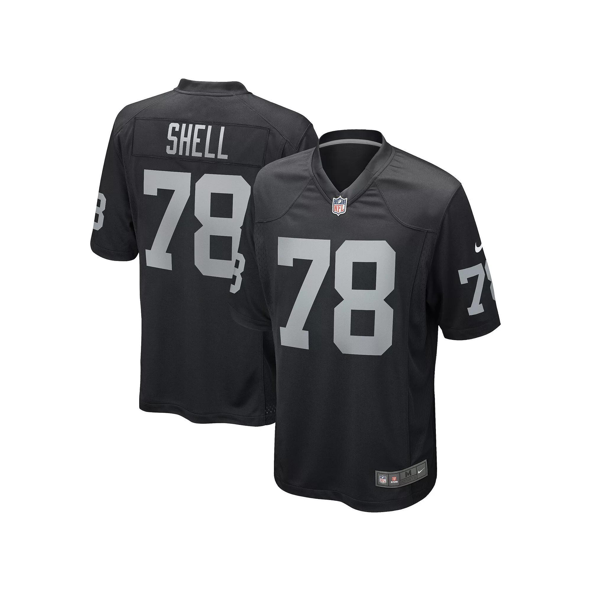 Men's Nike Art Shell Black Las Vegas Raiders Game Retired Player Jersey, Size: 3XL, Lvr Black Product Image
