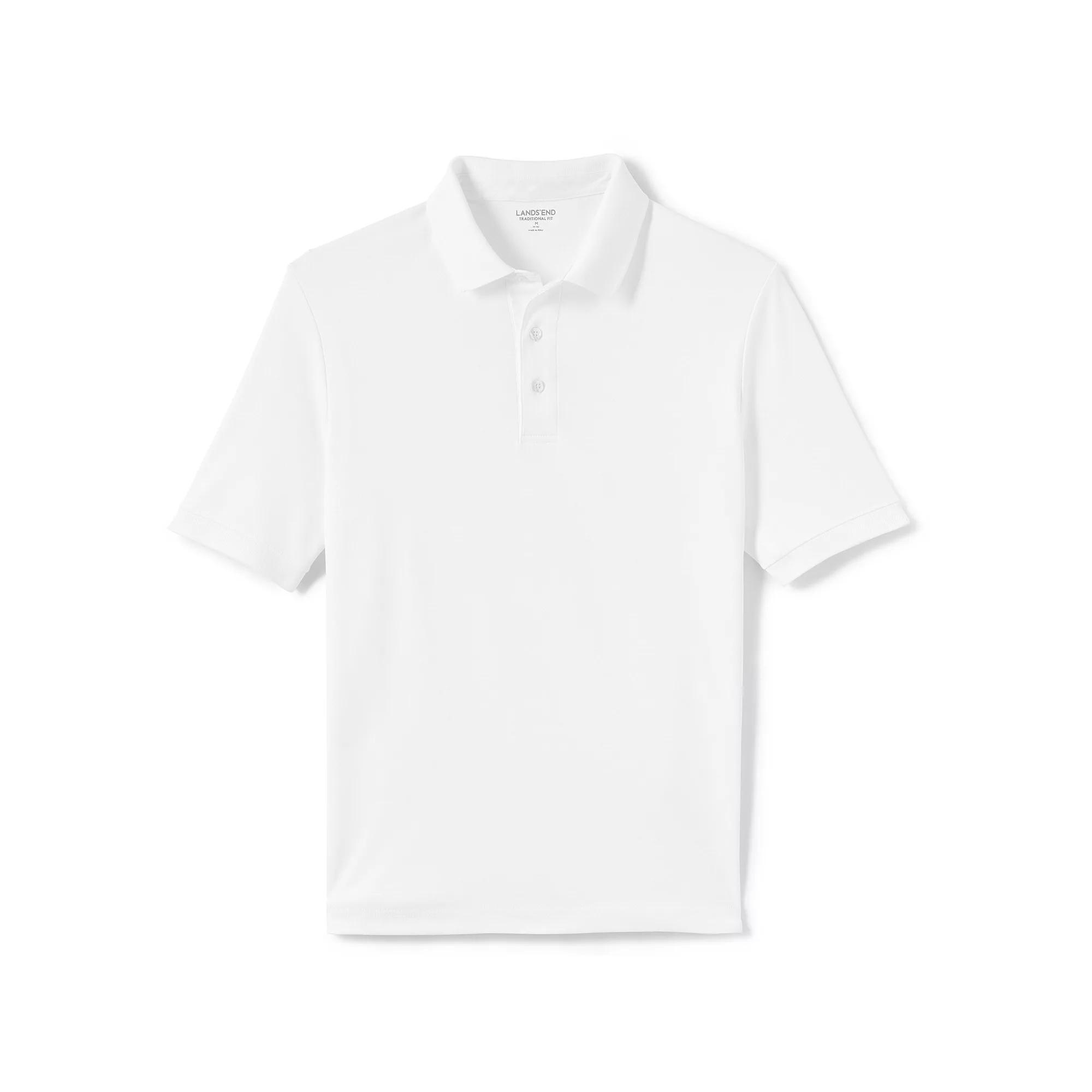 Big & Tall Lands' End Super Soft Supima Polo, Men's, Size: XXL Tall, Pale Grey Blue Product Image