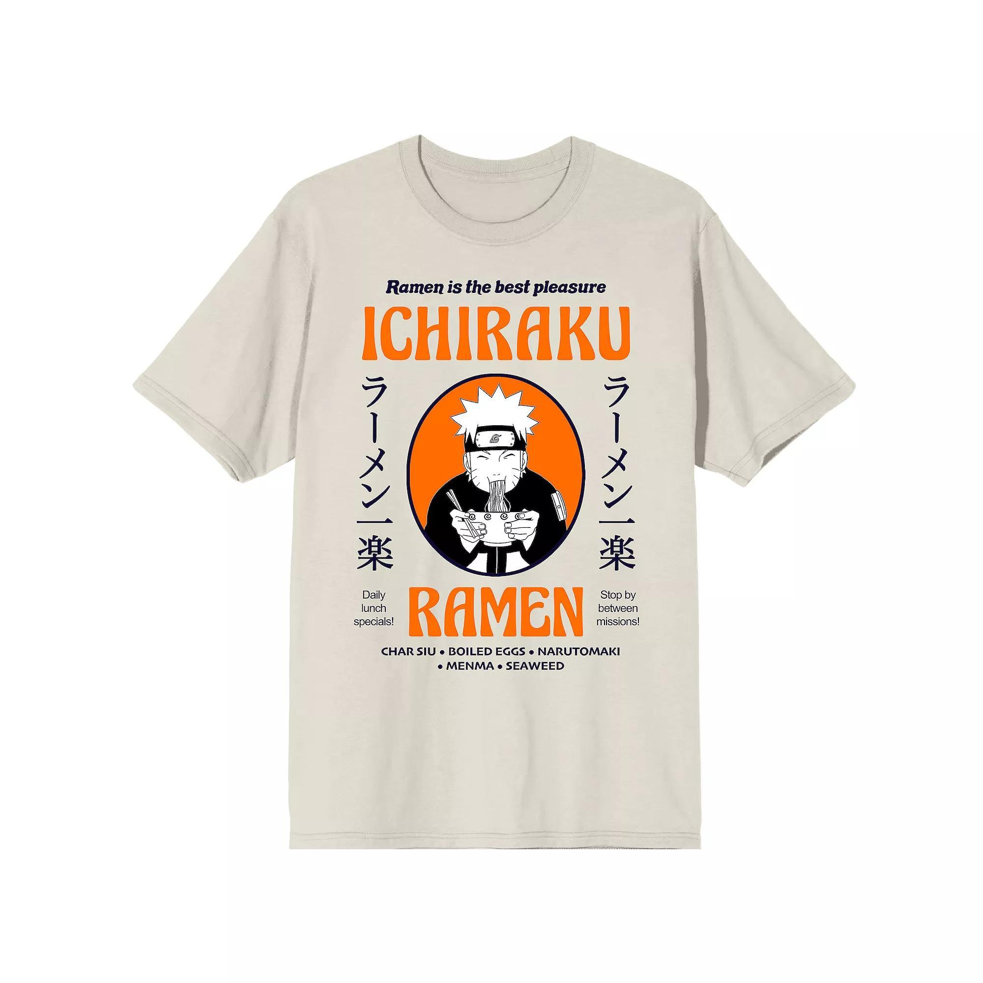Men's Naruto Shippuden Ramen Tee, Size: XXL, Off White Product Image