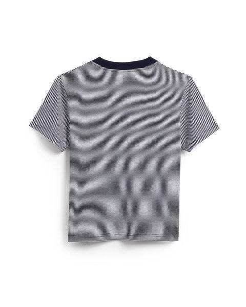 Women's Lowers Yarn-Dyed Knit Shirt - Navy Product Image
