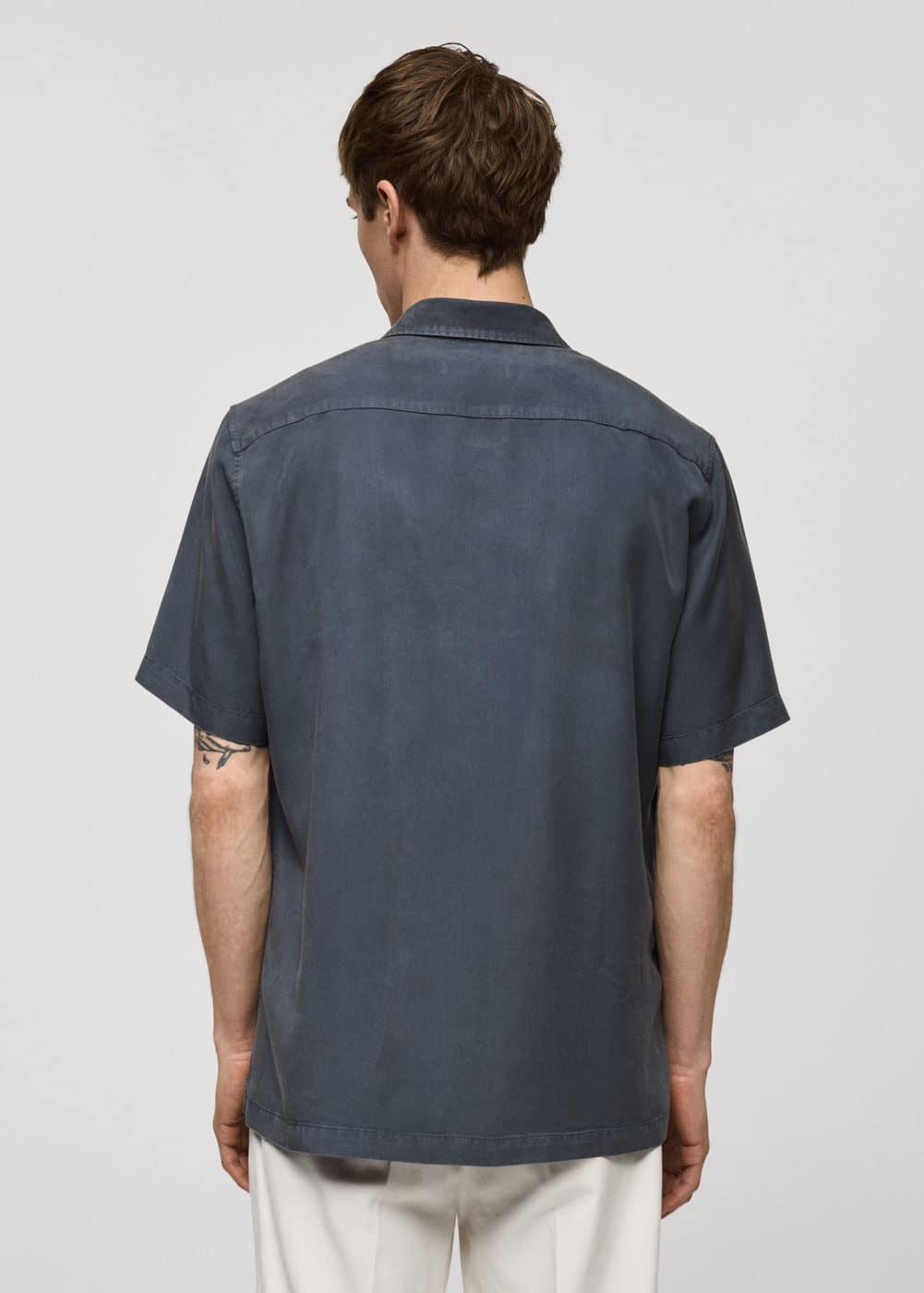 Braided knit polo shirt - Men | MANGO USA Product Image