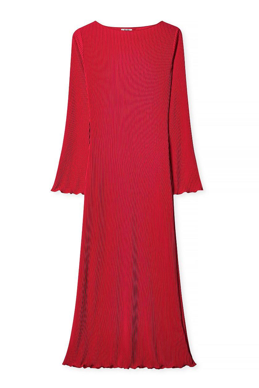 Pleated Midi Dress Product Image