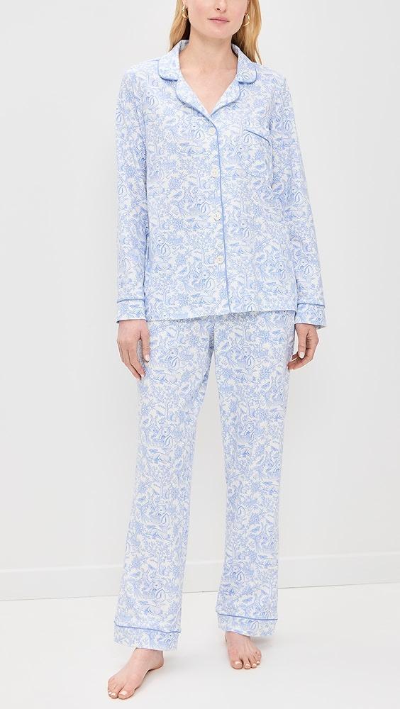BedHead PJs Cotton Knit Long Sleeve PJ Set | Shopbop Product Image